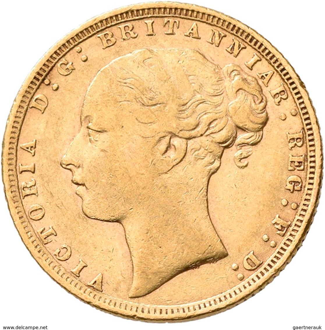 Großbritannien - Anlagegold: Victoria 1837-1901: Sovereign 1871, KM# 752, Friedberg 388. 7,93 G, 917 - Other & Unclassified