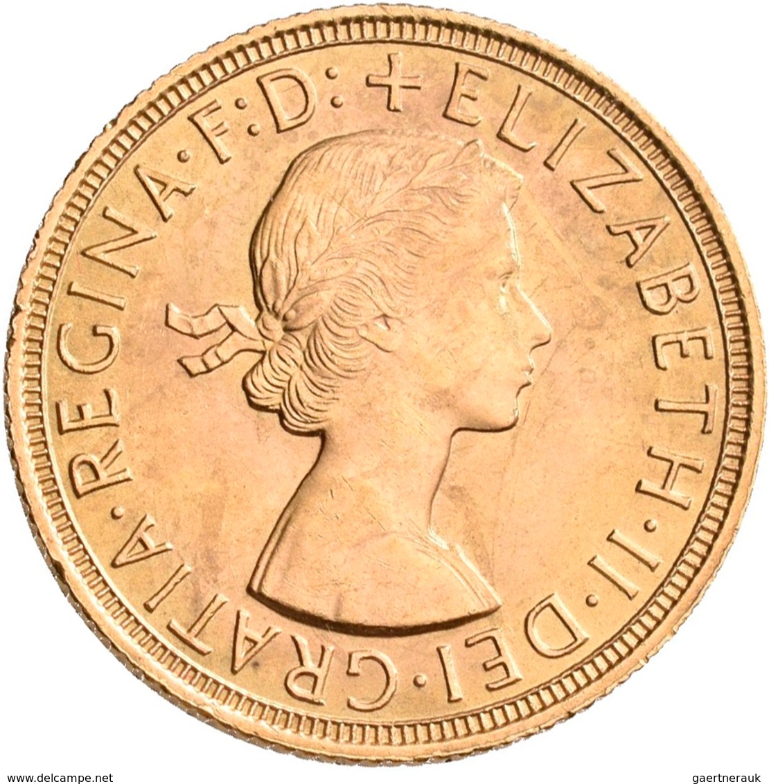 Großbritannien - Anlagegold: Elizabeth II. 1952-,: Lot 5 X 1 Sovereign 1958, KM# 908. Gewicht Je 8,0 - Andere & Zonder Classificatie