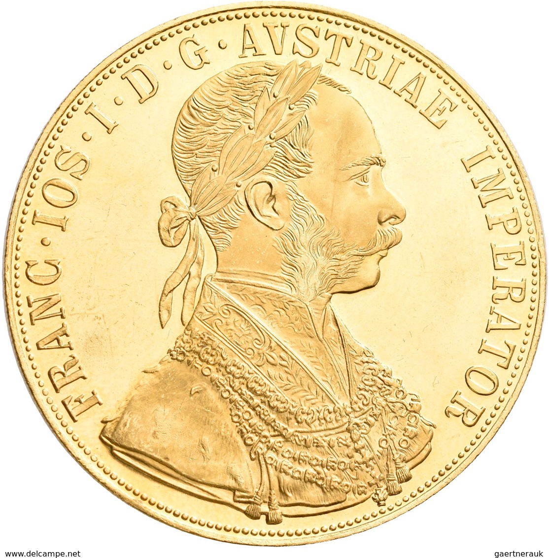 Österreich - Anlagegold: Franz Joseph I. 1848-1916: 4 Dukaten 1915 (NP), KM# 2276, Friedberg 488. 13 - Autriche