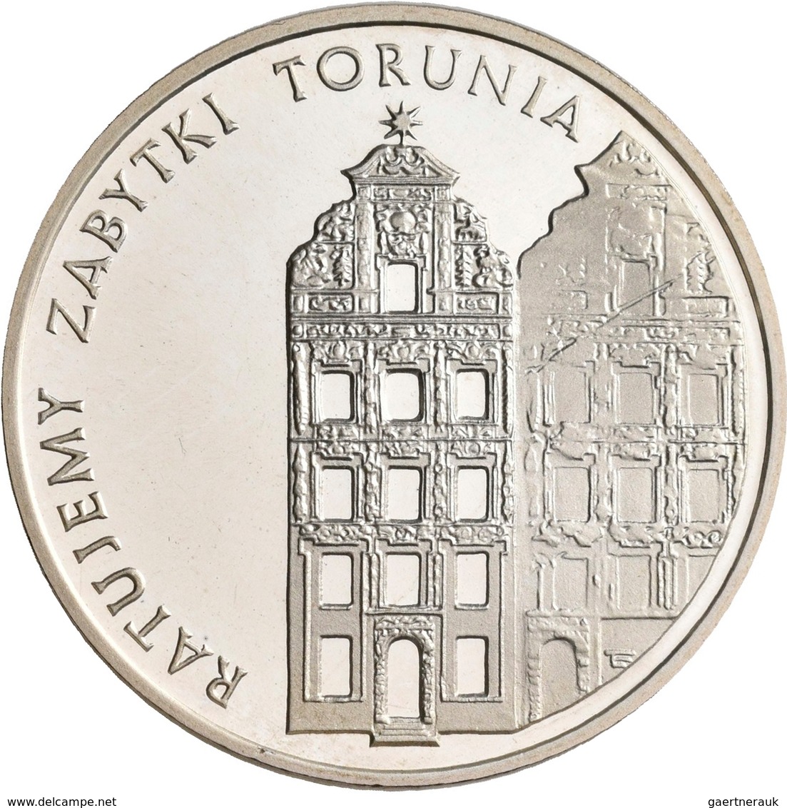 Polen: Lot 4 Münzen: 5.000 Zlotych 1989: Torun, KM# Y 191; Ratujemy Zabytki Torunia, KM# Y192; Henry - Pologne