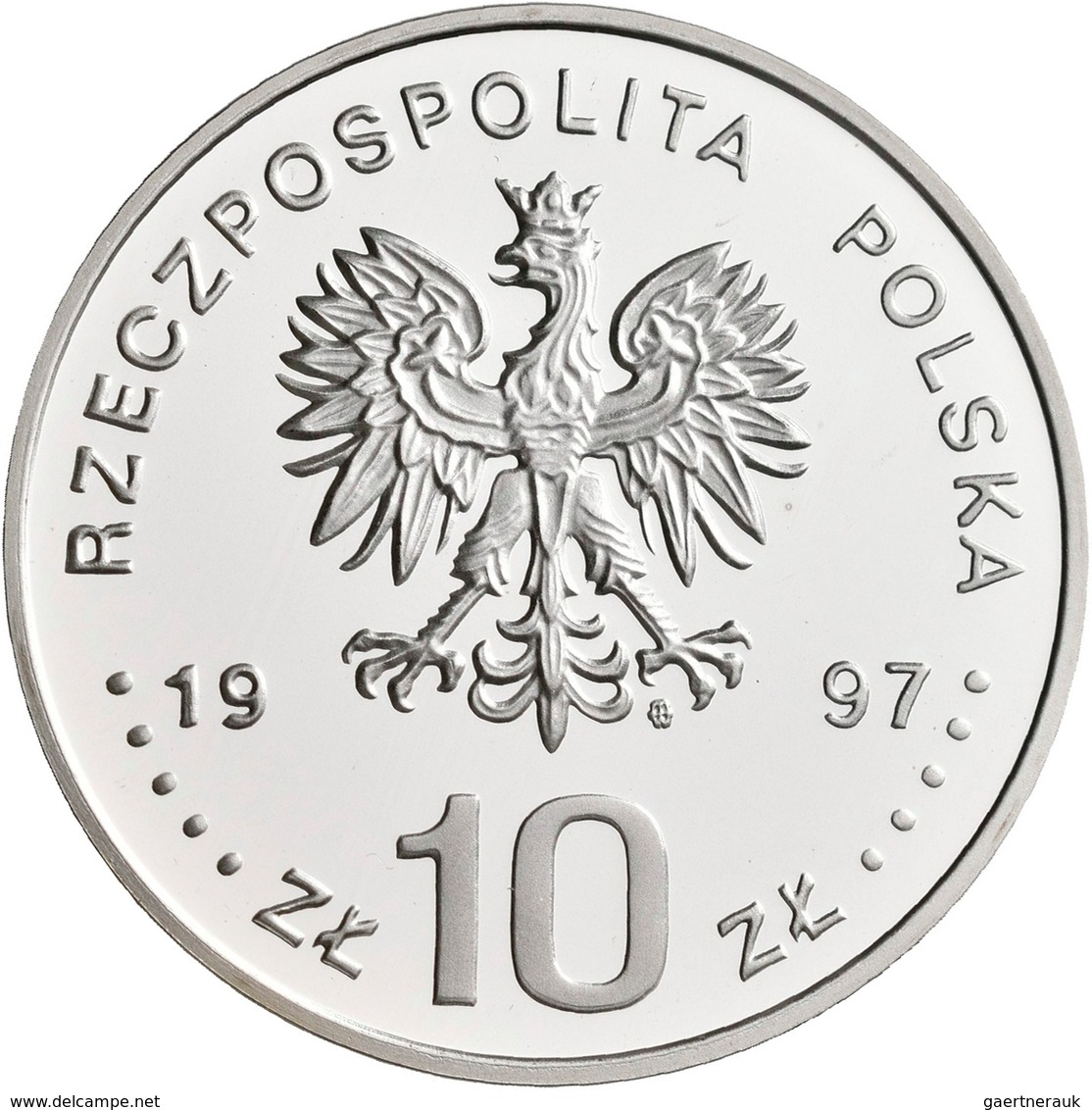 Polen: Lot 2 Münzen: 10 Zlotych 1997, St. Adalbert, 1000 Lecie Smierci Sw. Wojciecha, KM# Y 321, Fis - Poland