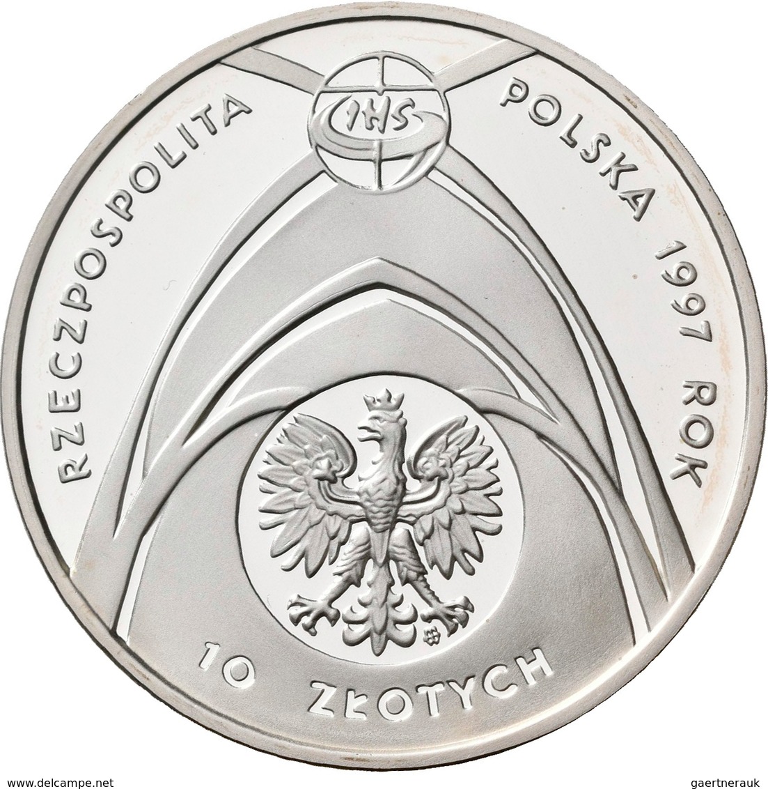 Polen: Lot 2 Münzen: 10 Zlotych 1997, St. Adalbert, 1000 Lecie Smierci Sw. Wojciecha, KM# Y 321, Fis - Polonia