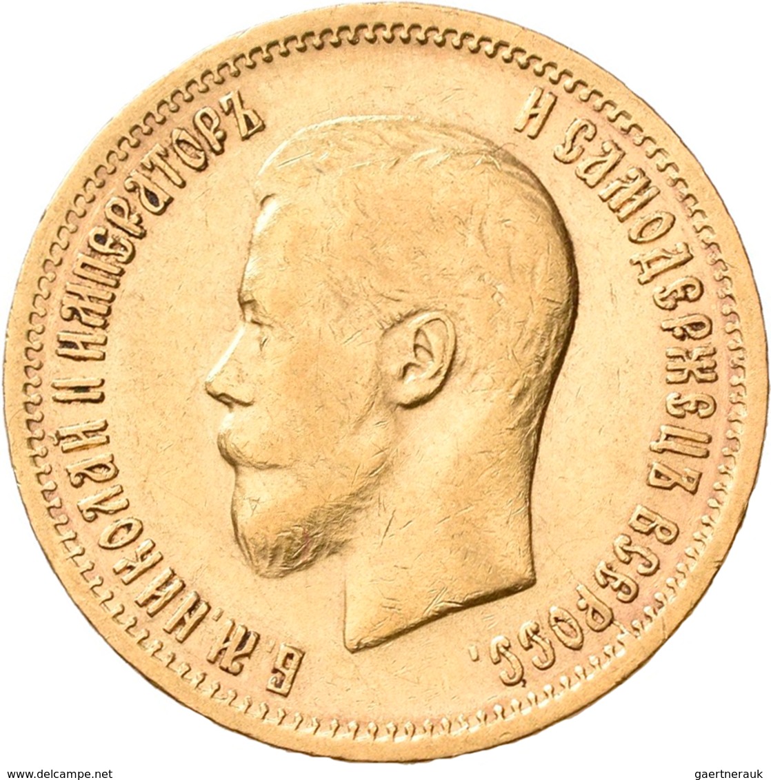 Russland - Anlagegold: Nikolaus II. 1894-1917: 10 Rubel 1899, KM Y# 64, Friedberg 179. 8,61 G, 900/1 - Russie