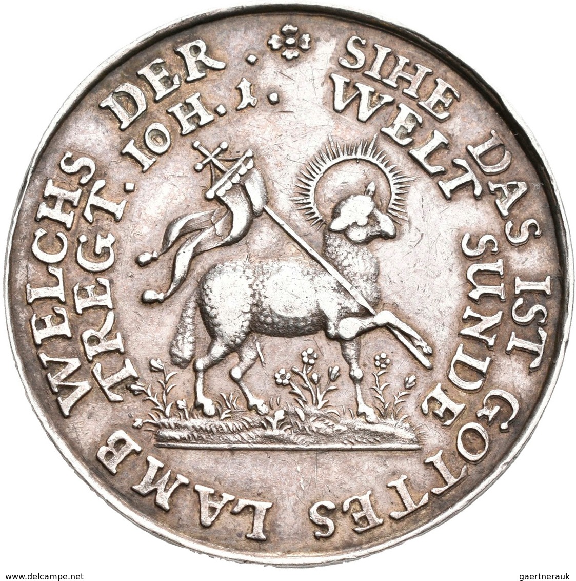 Altdeutschland Und RDR Bis 1800: Schlesien: Silbermedaille O.J. (17. Jhd.) Unsigniert, Verm. Von J. - Otros & Sin Clasificación