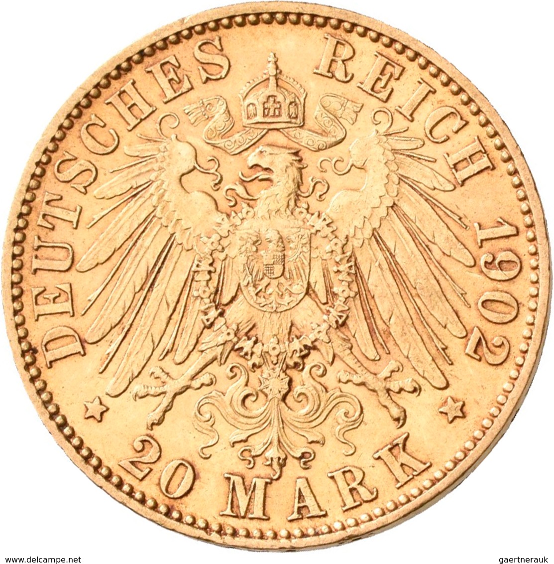 Preußen: Wilhelm II. 1888-1918: Lot 16 Goldmünzen zu 20 Mark aus den Jahren 1894 - 1911. Jaeger 252.