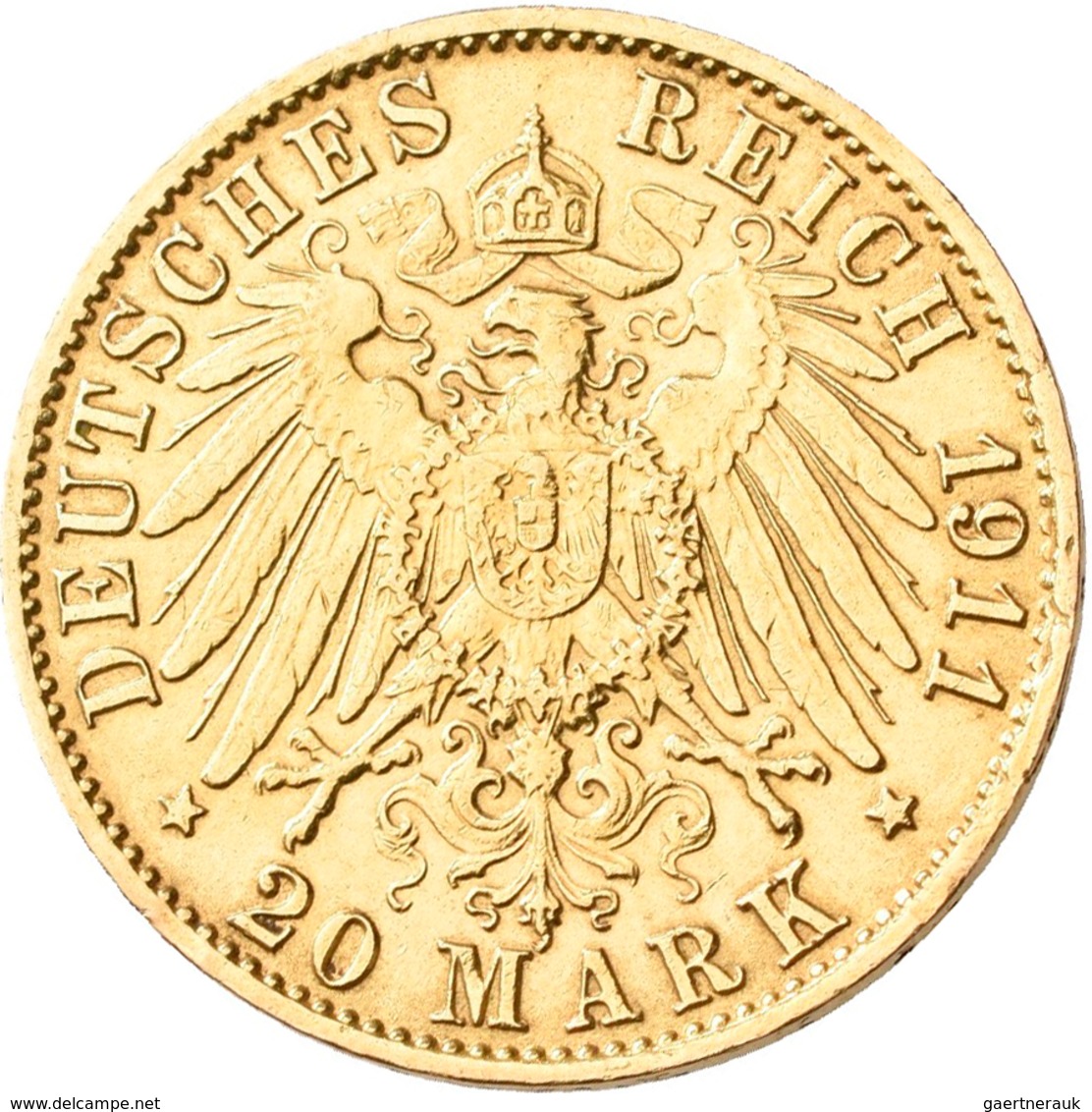 Preußen: Wilhelm II. 1888-1918: Lot 16 Goldmünzen zu 20 Mark aus den Jahren 1894 - 1911. Jaeger 252.