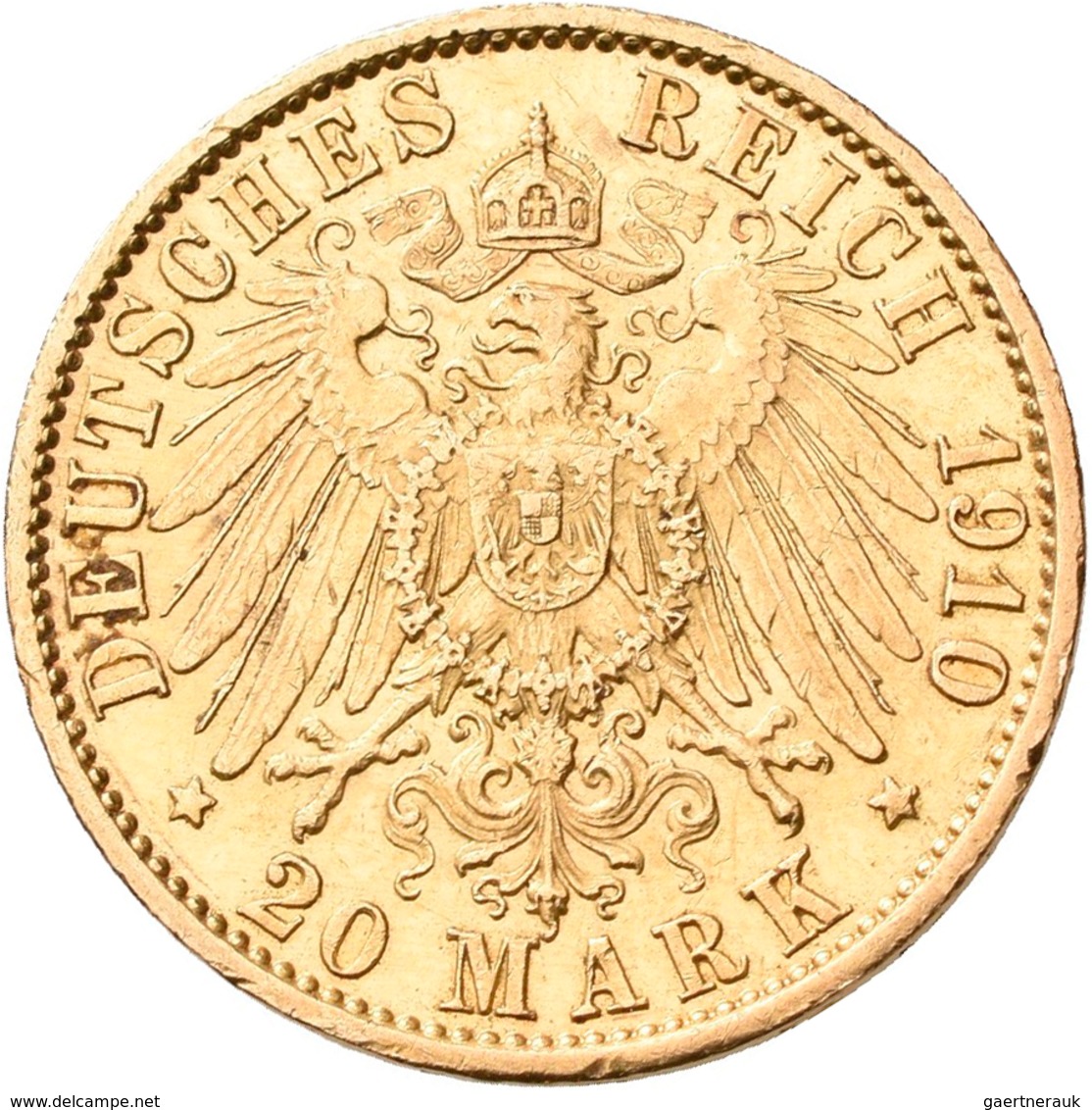 Preußen: Wilhelm II. 1888-1918: Lot 16 Goldmünzen zu 20 Mark aus den Jahren 1894 - 1911. Jaeger 252.