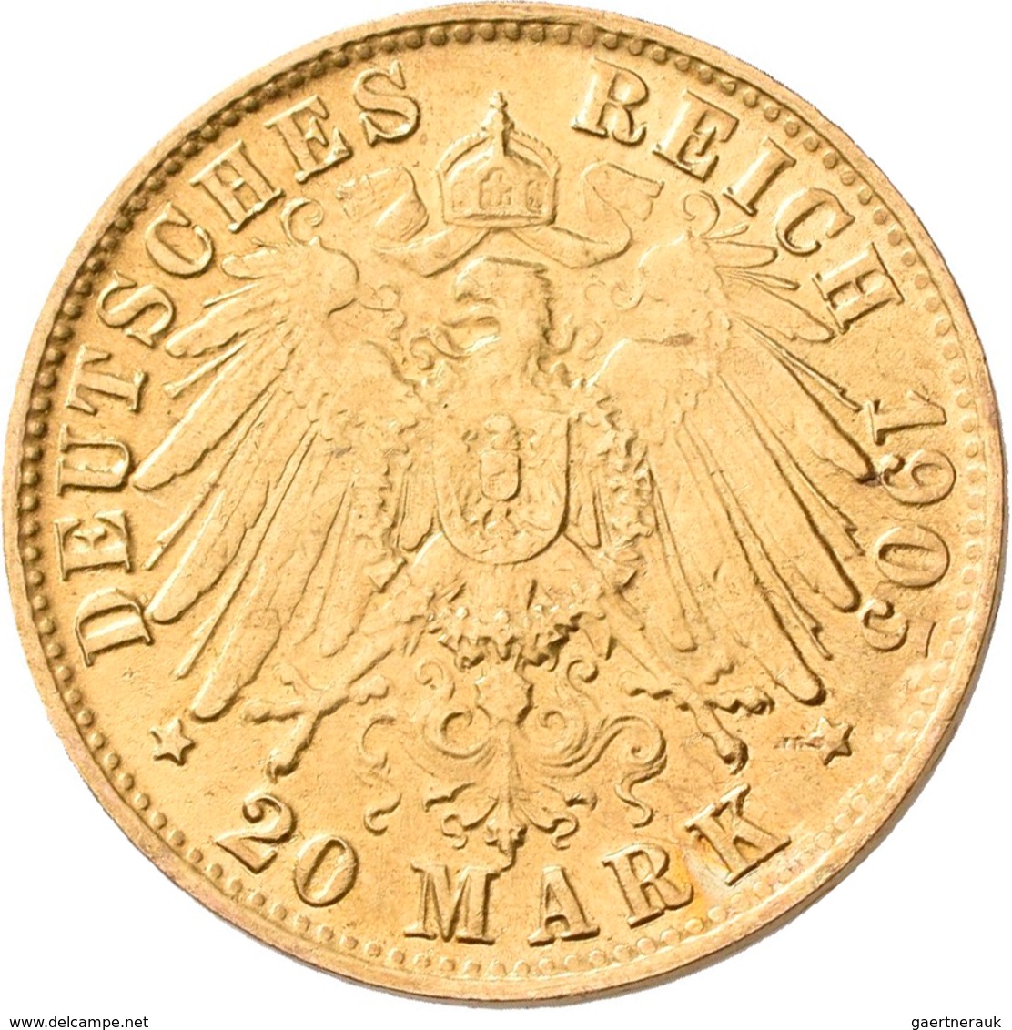 Preußen: Wilhelm II. 1888-1918: Lot 16 Goldmünzen zu 20 Mark aus den Jahren 1894 - 1911. Jaeger 252.