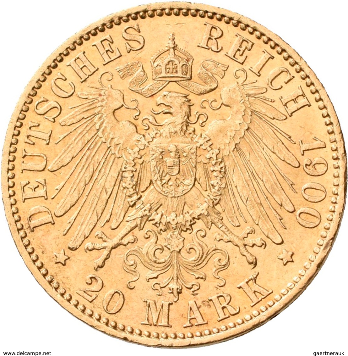 Preußen: Wilhelm II. 1888-1918: Lot 16 Goldmünzen zu 20 Mark aus den Jahren 1894 - 1911. Jaeger 252.