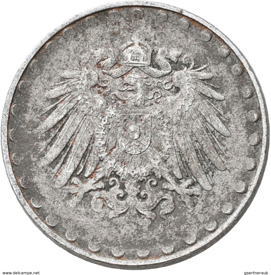 Ersatzmünzen Des 1. Weltkriegs: ERROR COIN: 10 Pfennig 1916-1922 (Eisen, Ersatzmünze), Jaeger 298, M - Sonstige & Ohne Zuordnung