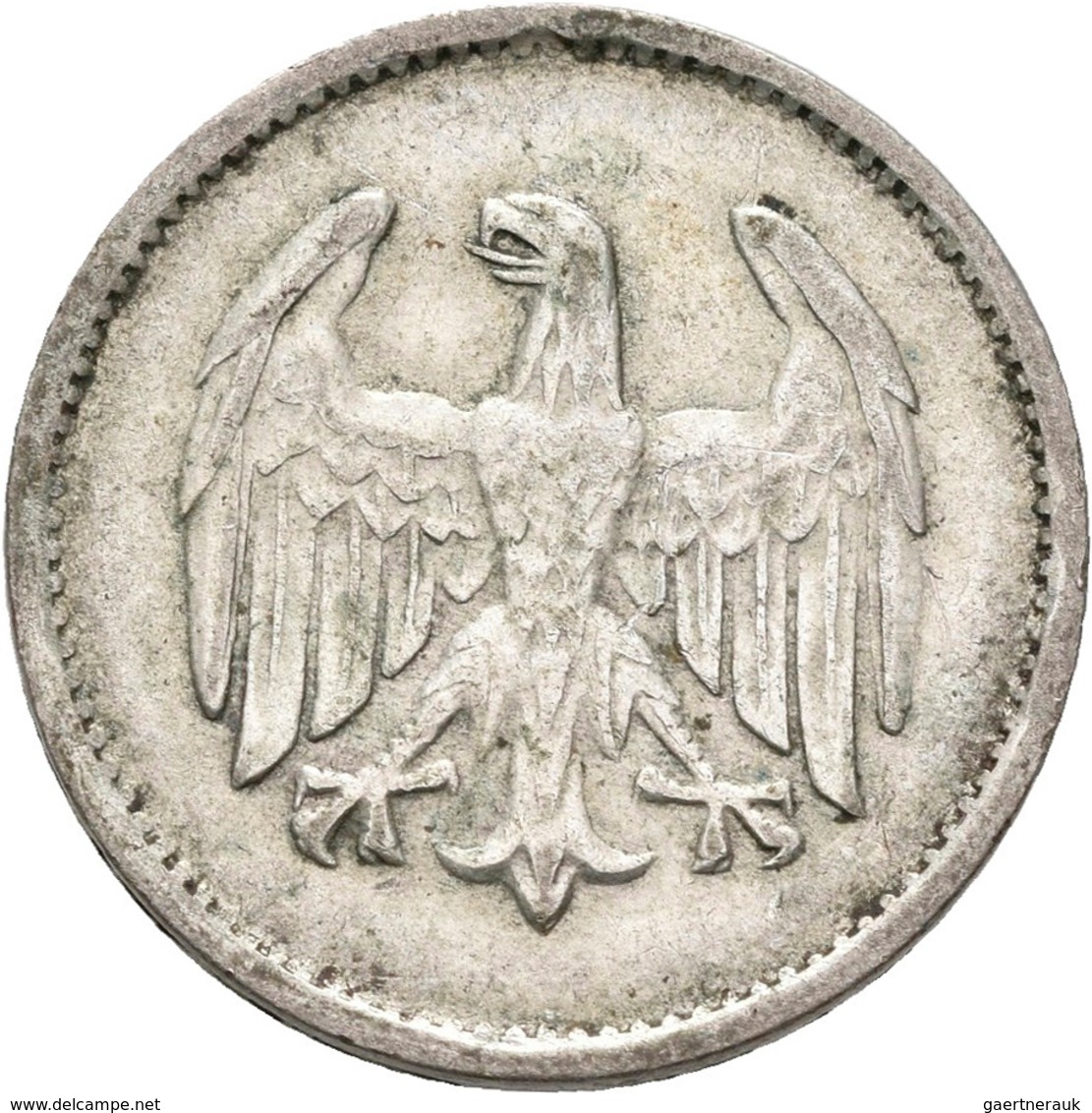 Weimarer Republik: Lot 2 Münzen: 1 Mark 1924 G, Jaeger 311; 3 Mark 1924 D, Jaeger 312, Beide Sehr Sc - Andere & Zonder Classificatie