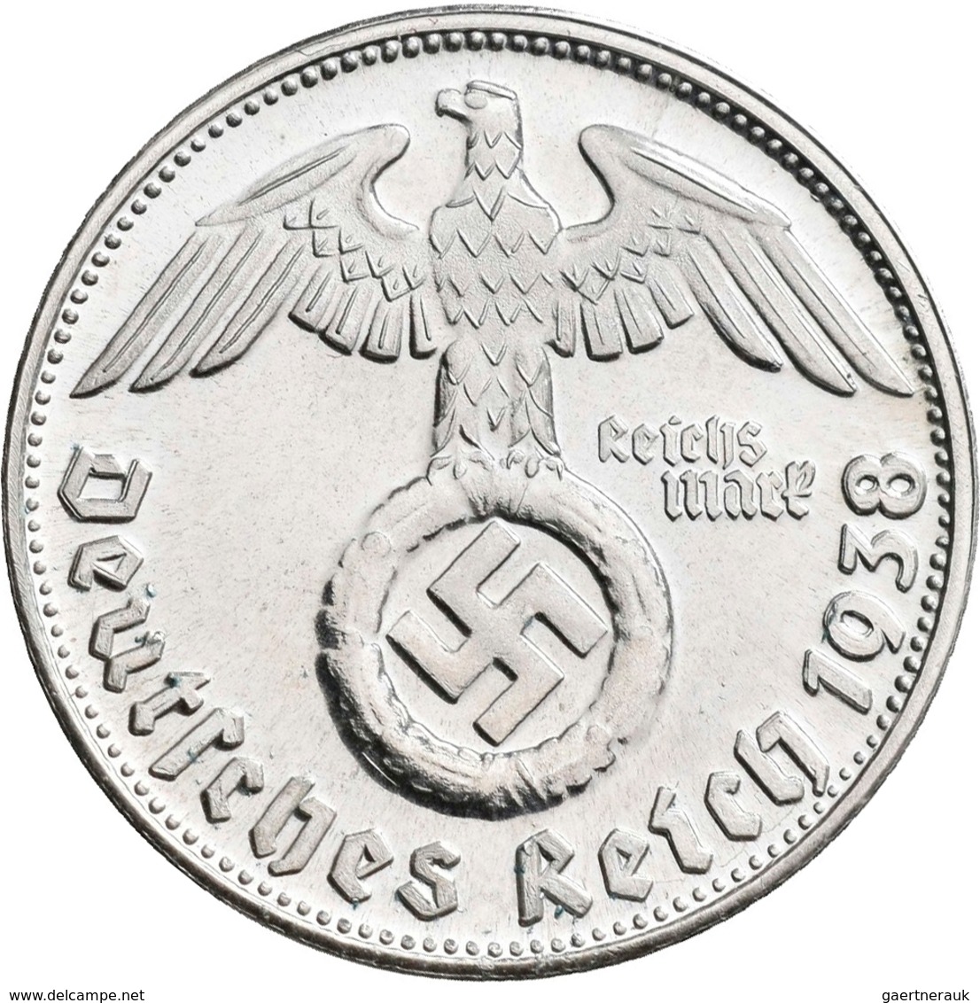 Drittes Reich: Lot 4 Medaillen Mit Adolf Hitler, Dabei: Probe 2 Mark 1938; Aluminiummedaille O.J. / - Autres & Non Classés