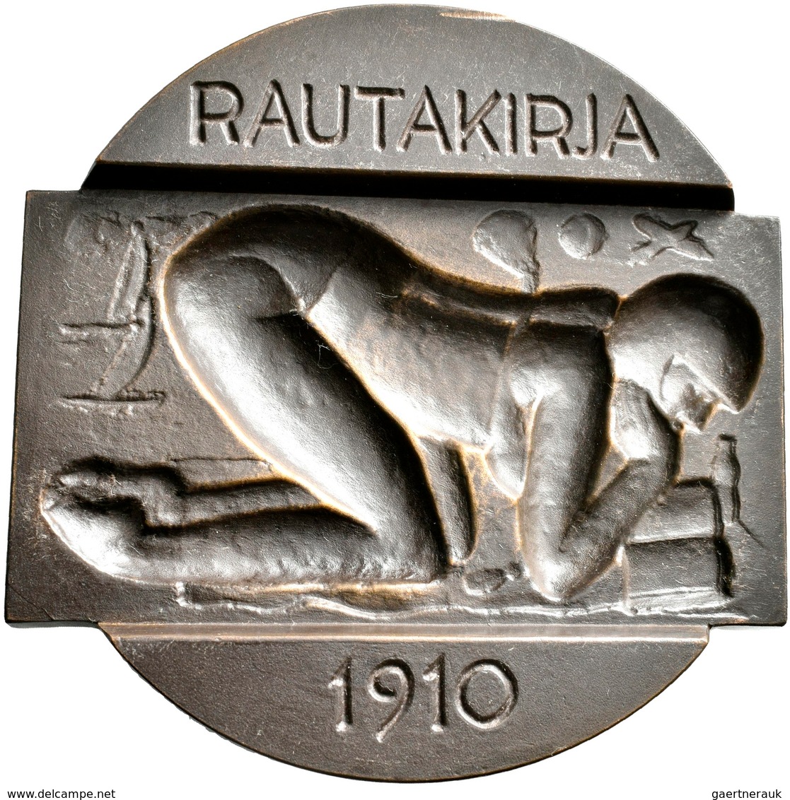 Medaillen Alle Welt: Finnland: 3-teilige Bronzemedaille 1985 Von Kauko Räsänen, Auf Das Finnische Un - Non Classificati