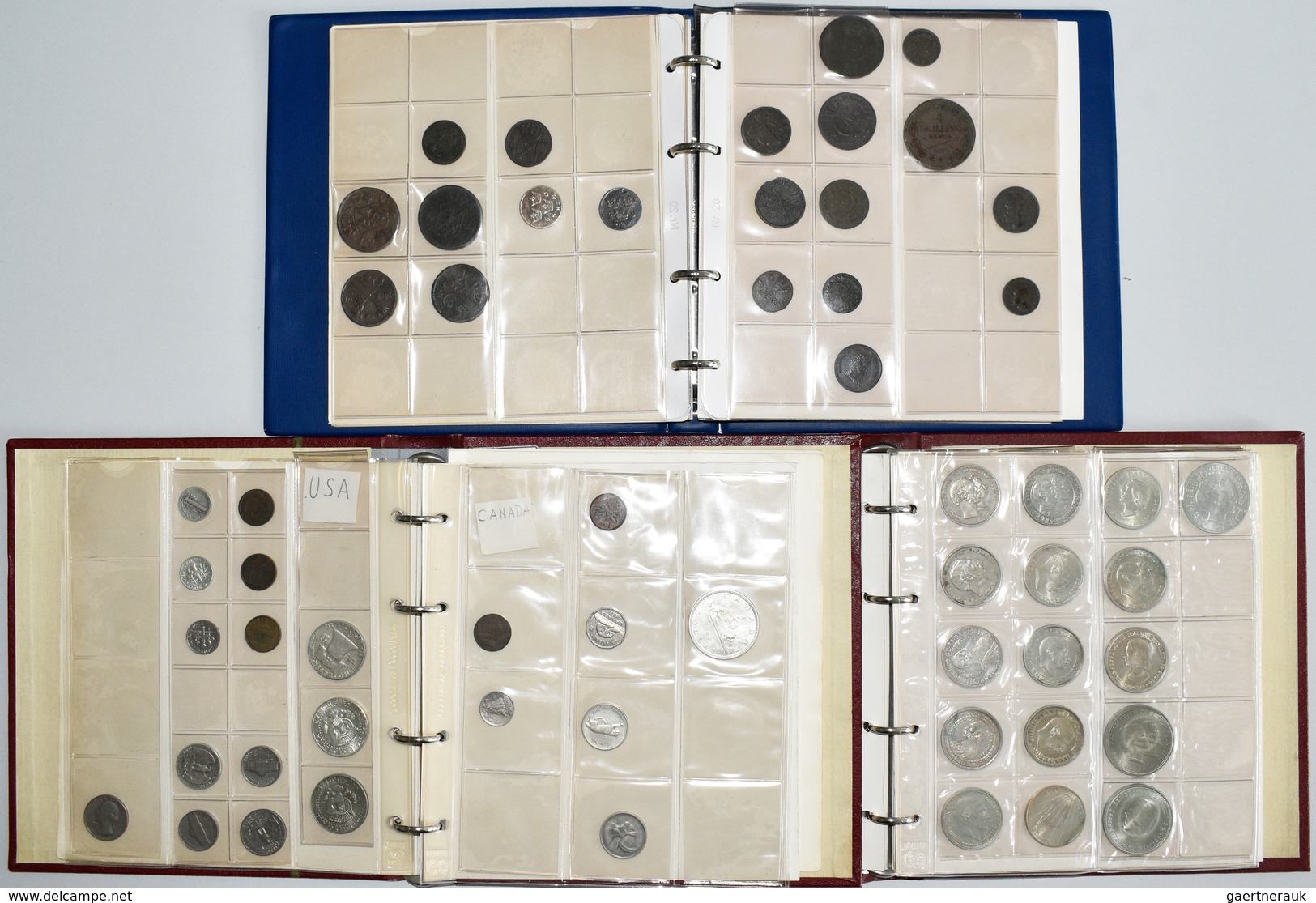 Alle Welt: Hübsche Sammlung Von über 250 Münzen In Silber Und Unedlen Metallen. Mit Einem Großen Ant - Autres & Non Classés