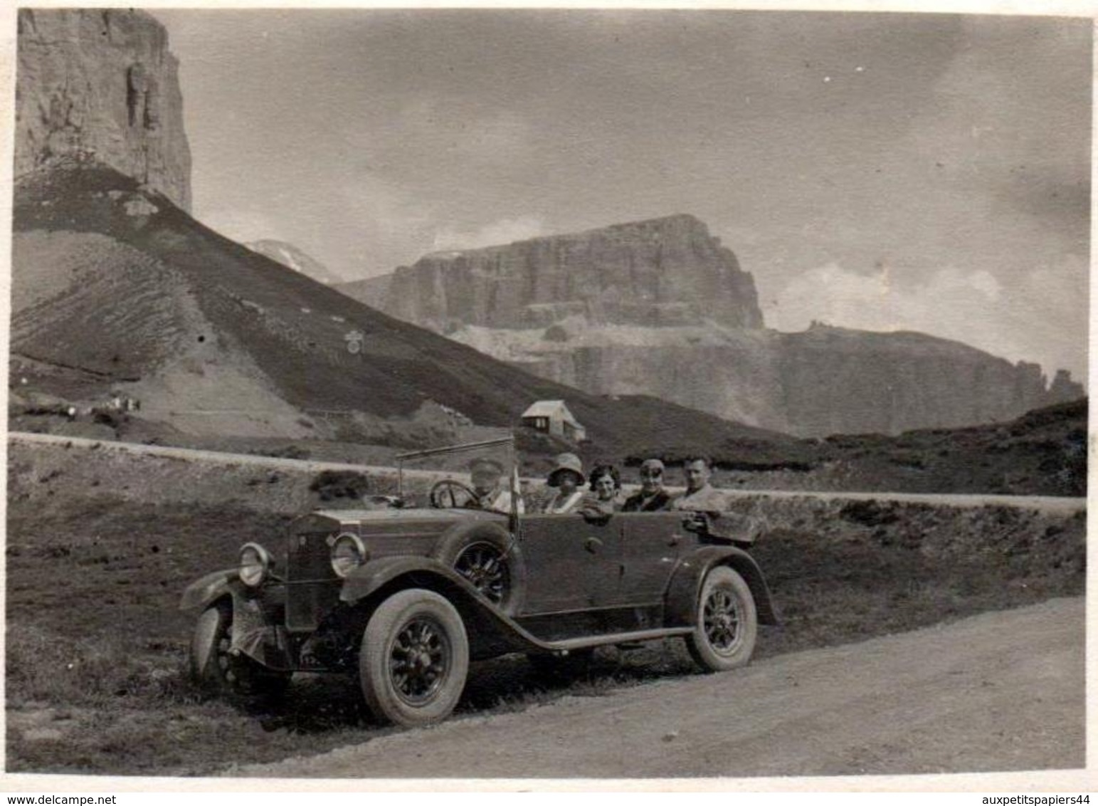 Photo Originale Tacot à Ident. - MERCEDES BENZ Type Stuttgart 260 Cabriolet, Torpédo, Delage, Fiat 519, Rolls-Royce ... - Automobili