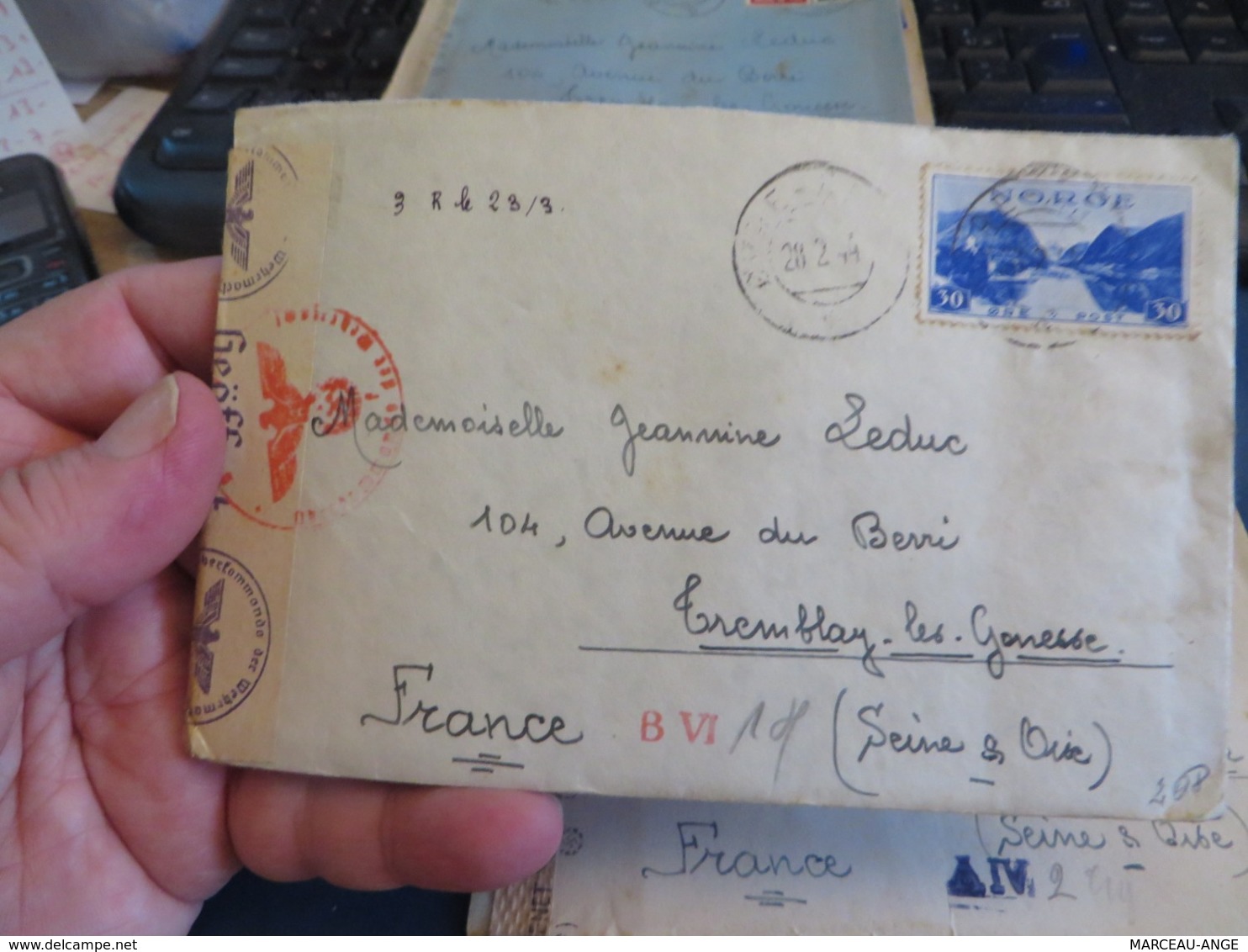 LOT D'ENVIRON 10 lettres de CENSURE 1939/1945 et assimilées guerre ,certaines avec contenue