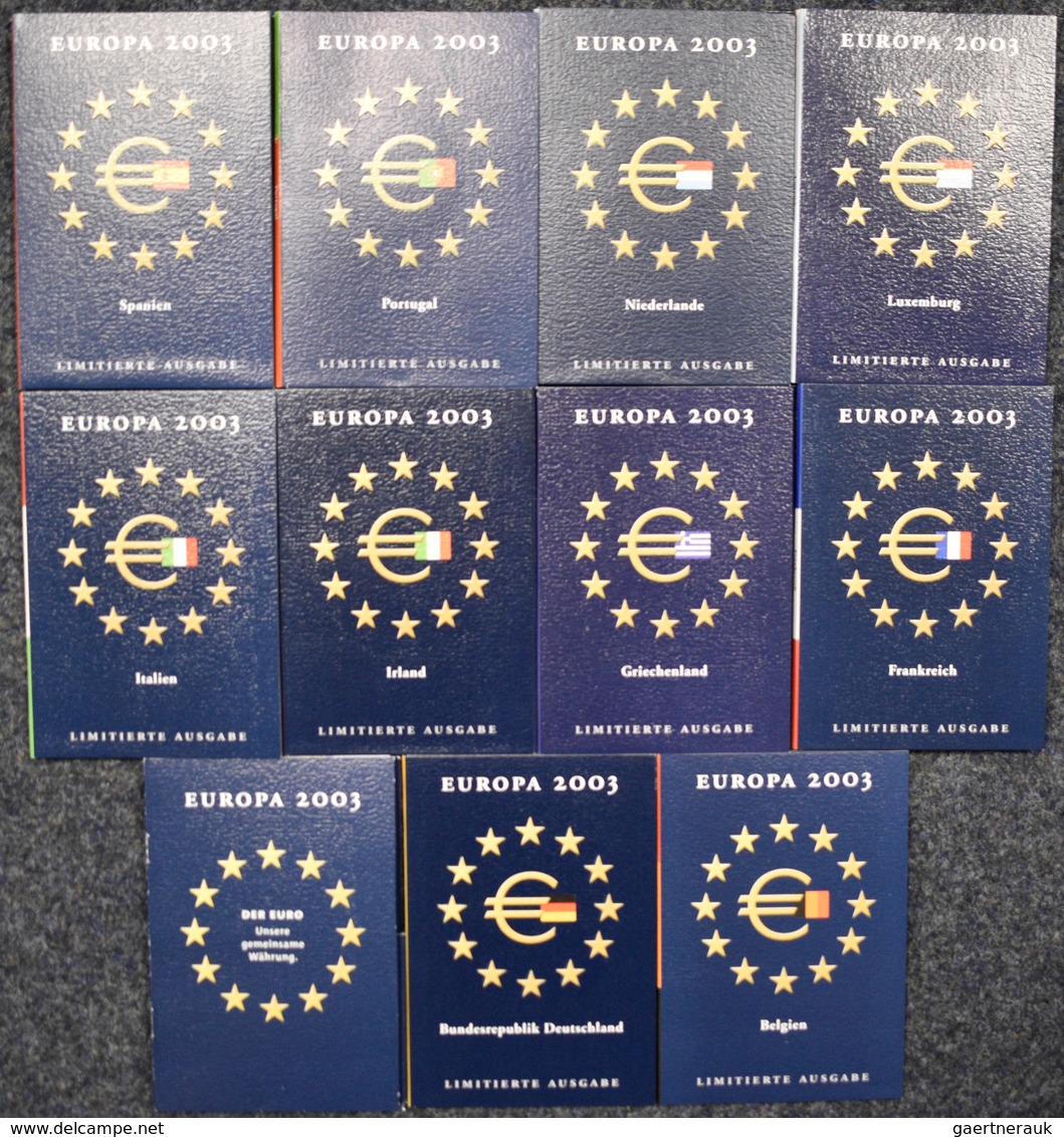 Euromünzen: 2 Boxen Voll Mit Euromünzen 1c Bis 2 Euro Plus Medaille Der Euroländer Aus Der Serie EUR - Other & Unclassified