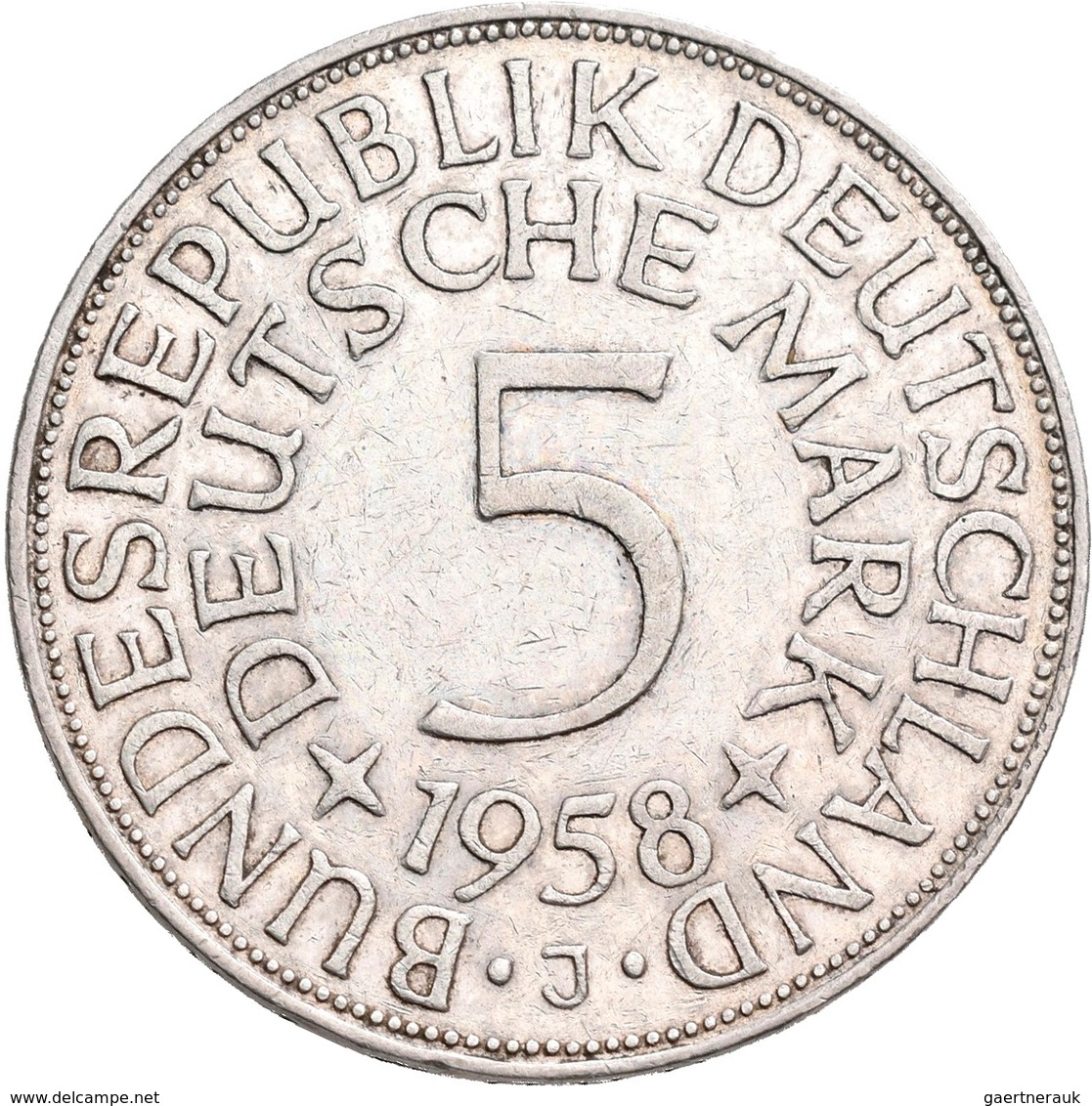 Bundesrepublik Deutschland 1948-2001: Ein Album Mit 73 X 5 DM Silberadler Sowie 58 X 2 DM Max Planck - Autres & Non Classés