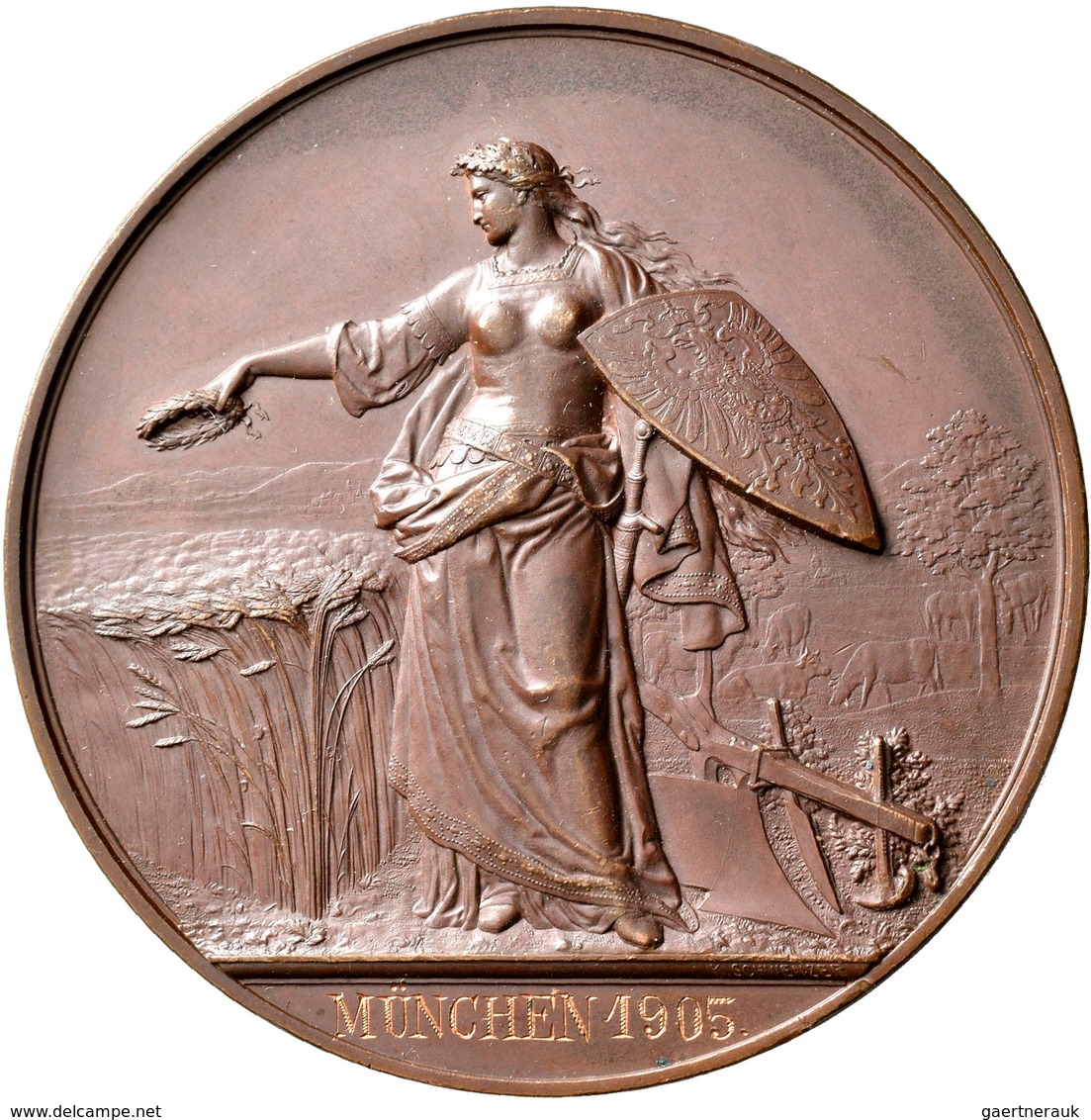 Medaillen Deutschland: Lot 10 Medaillen; Davon 9 Exemplare Vom Königlich Württembergischen Hofmedail - Otros & Sin Clasificación