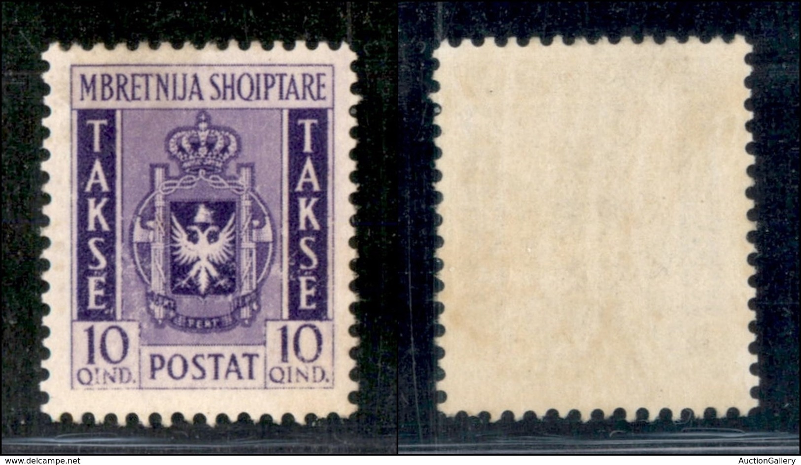 ALBANIA - 1940 - 10 Qind Segnatasse (36) - Gomma Integra (40) - Autres & Non Classés