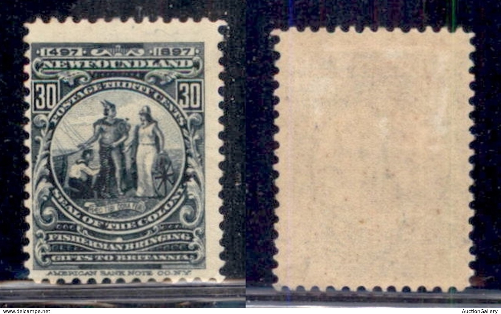 CANADA - NEWFOUNDLAND - 1897 - 30 Cent Stemma (55) - Gomma Originale (70) - Altri & Non Classificati