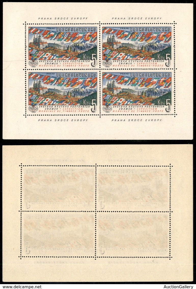 CECOSLOVACCHIA - 1961 - Minifoglio 5 Corone Praga 62 (1314) - Gomma Integra (120) - Other & Unclassified
