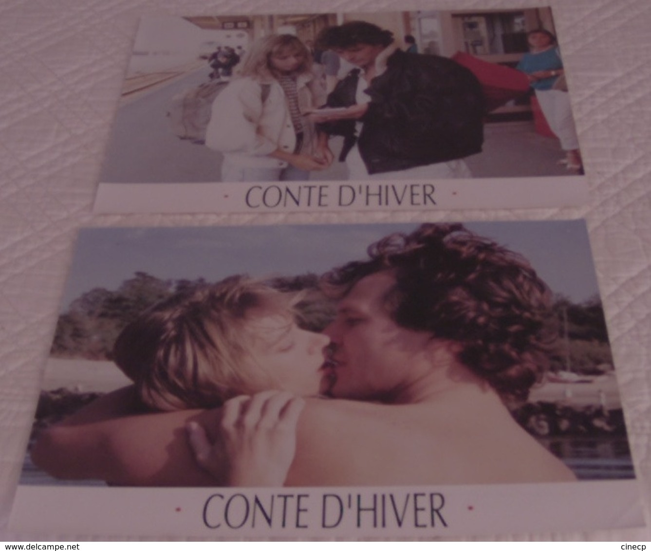 LOT 5 PHOTOS ORIGINALES EXPLOITATION FILM CONTE D'HIVER Eric ROHMER Charlotte VERY VAN DEN DRIESSCHE 1992 - Photos