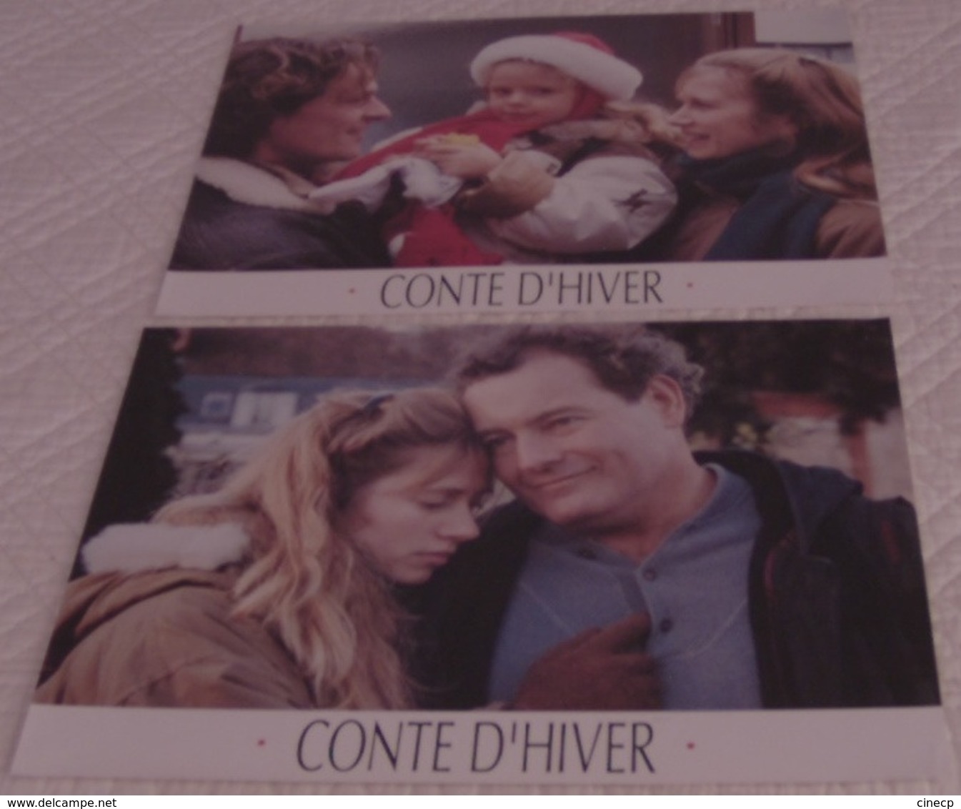 LOT 5 PHOTOS ORIGINALES EXPLOITATION FILM CONTE D'HIVER Eric ROHMER Charlotte VERY VAN DEN DRIESSCHE 1992 - Photos