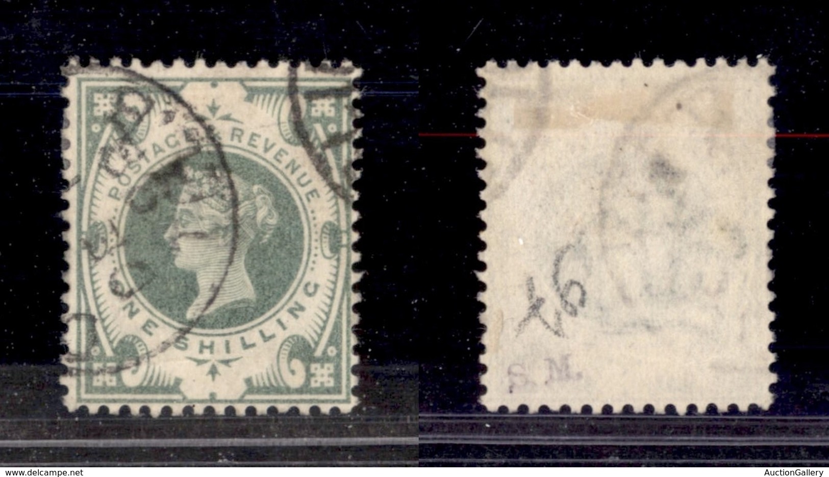 GRAN BRETAGNA - 1887 - 1 Shilling Giubileo Regina Vittoria (97) - Usato (55) - Other & Unclassified