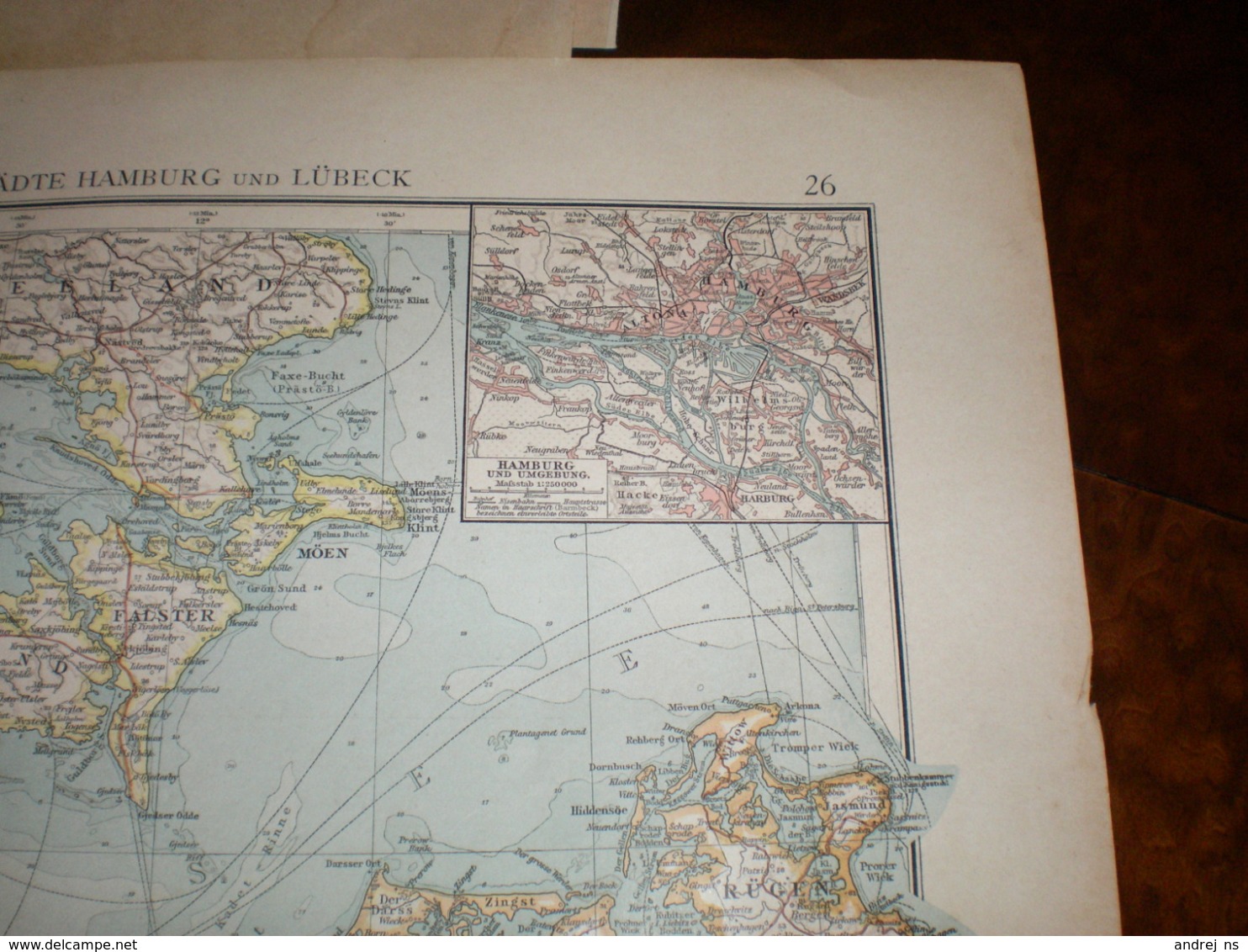 Schleswig Holstein Mecklenburg Und Freie Stadte Hamburg Und Lubeck Volks Und Fanilien Atlas A Shobel Leipzig 1901 Big Ma - Geographical Maps