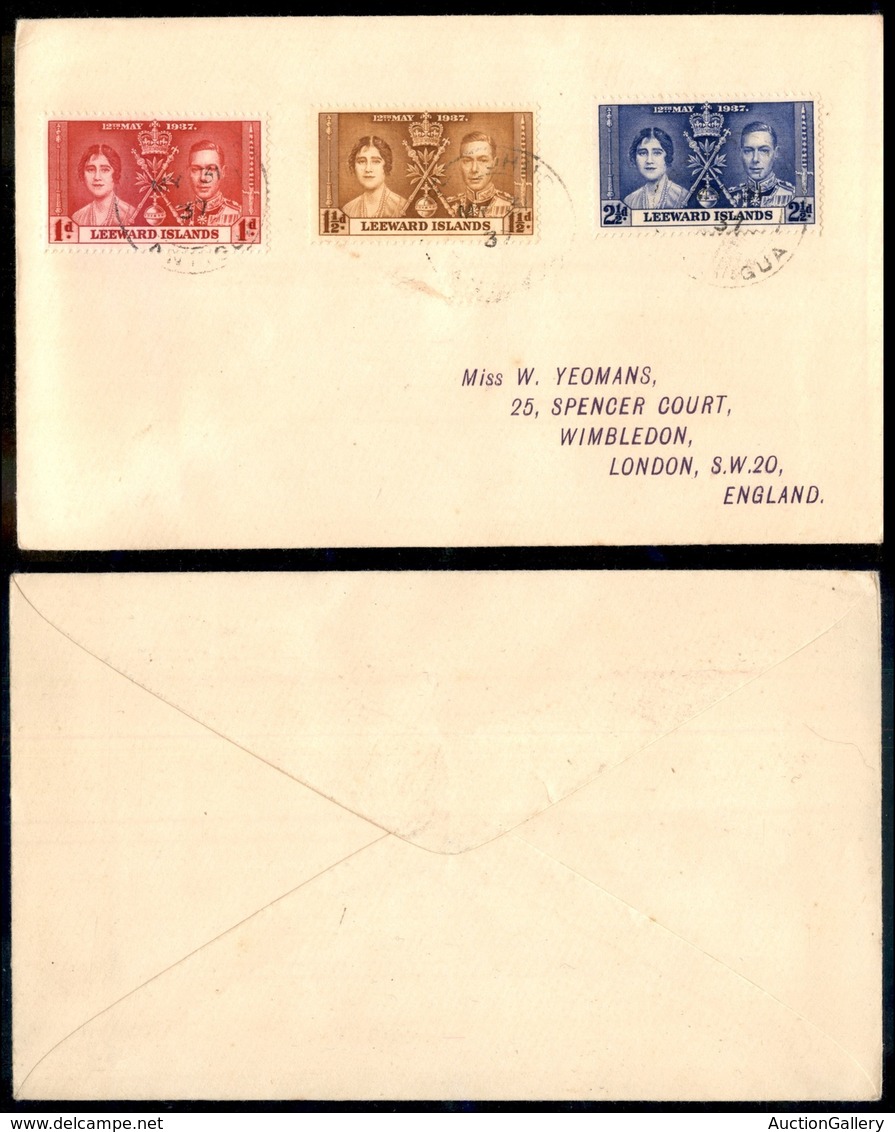 COLONIE INGLESI - Leeward IslandS - Nozze 1937 – Busta Per Londra Del 18.5.37 - Other & Unclassified