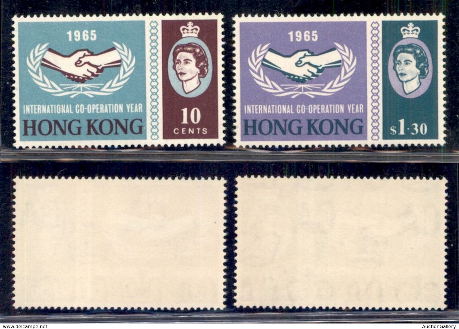 HONG KONG - 1965 - Anno Cooperazione Internazionale (216/217) - Serie Completa - Gomma Integra (40) - Other & Unclassified