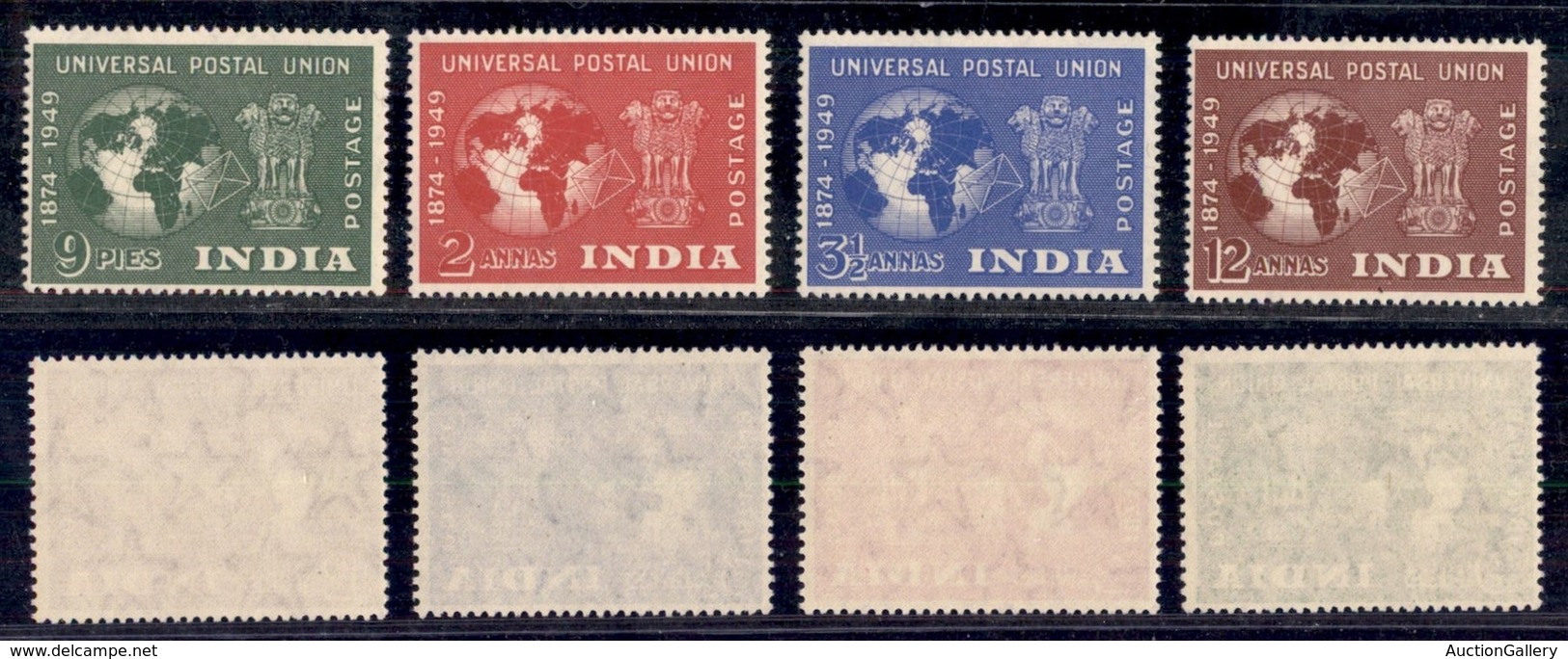 INDIA - 1949 - 75 Anni UPU (207/210) - Serie Completa - Gomma Integra (40) - Other & Unclassified