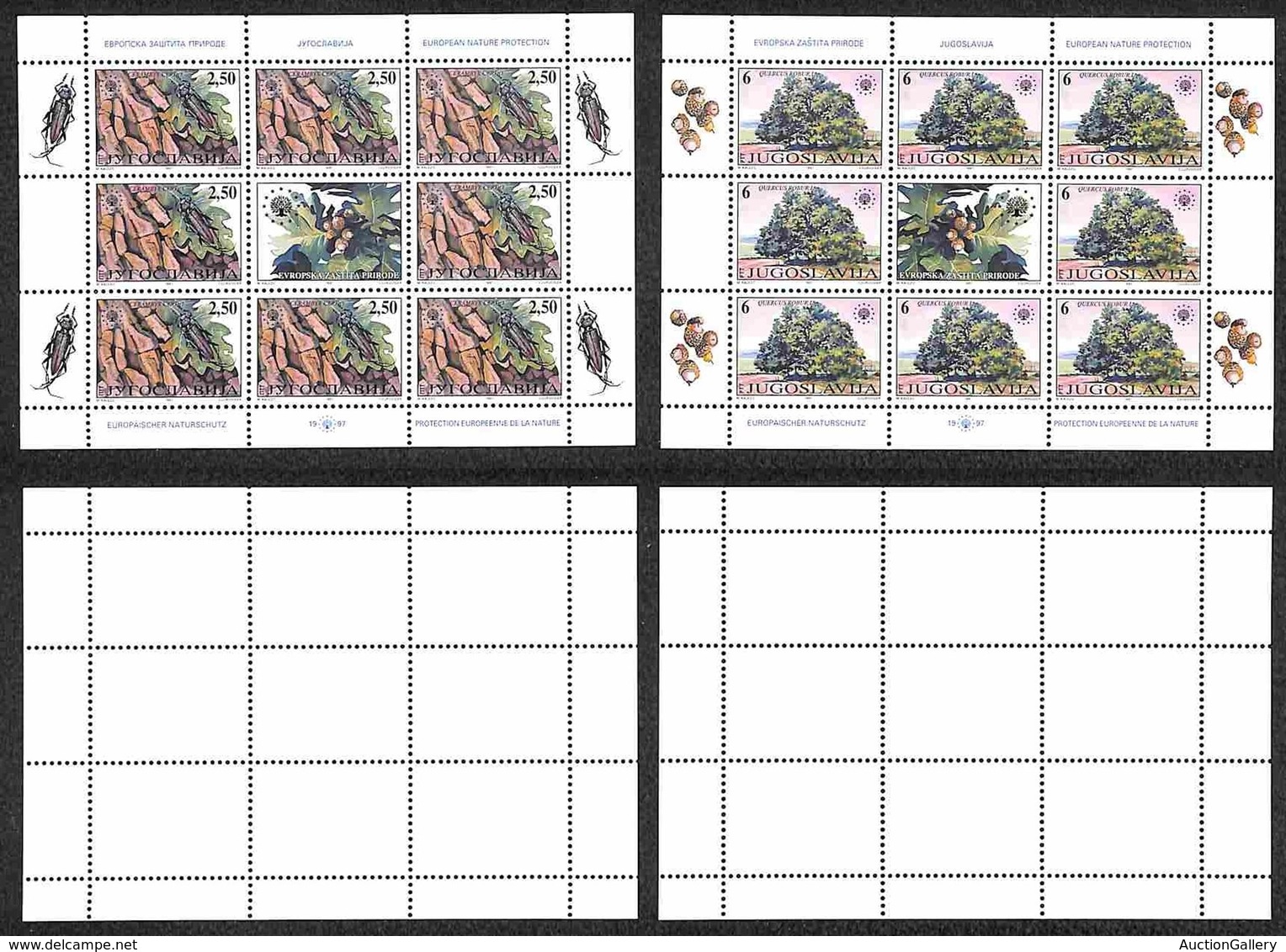 JUGOSLAVIA - 1997 - Protezione Natura (2823/2824) - Serie Completa In Minifogli - Gomma Integra (26) - Other & Unclassified