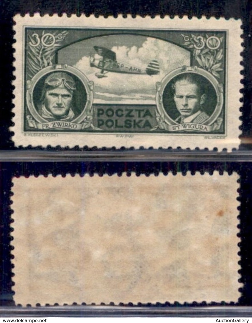 POLONIA - 1933 - 30 Groszy Volo (280) - Gomma Integra (40) - Other & Unclassified