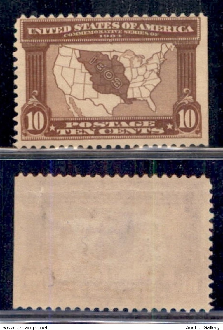 STATI UNITI D'AMERICA - 1904 - 10 Cent Louisiana (158) - Gomma Originale (170) - Other & Unclassified