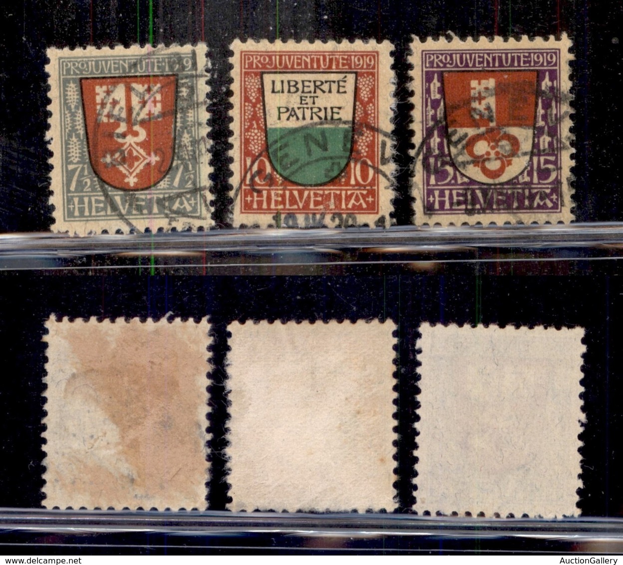 SVIZZERA - 1919 - Pro Juventute (149/151) - Serie Completa - Usati (45) - Other & Unclassified