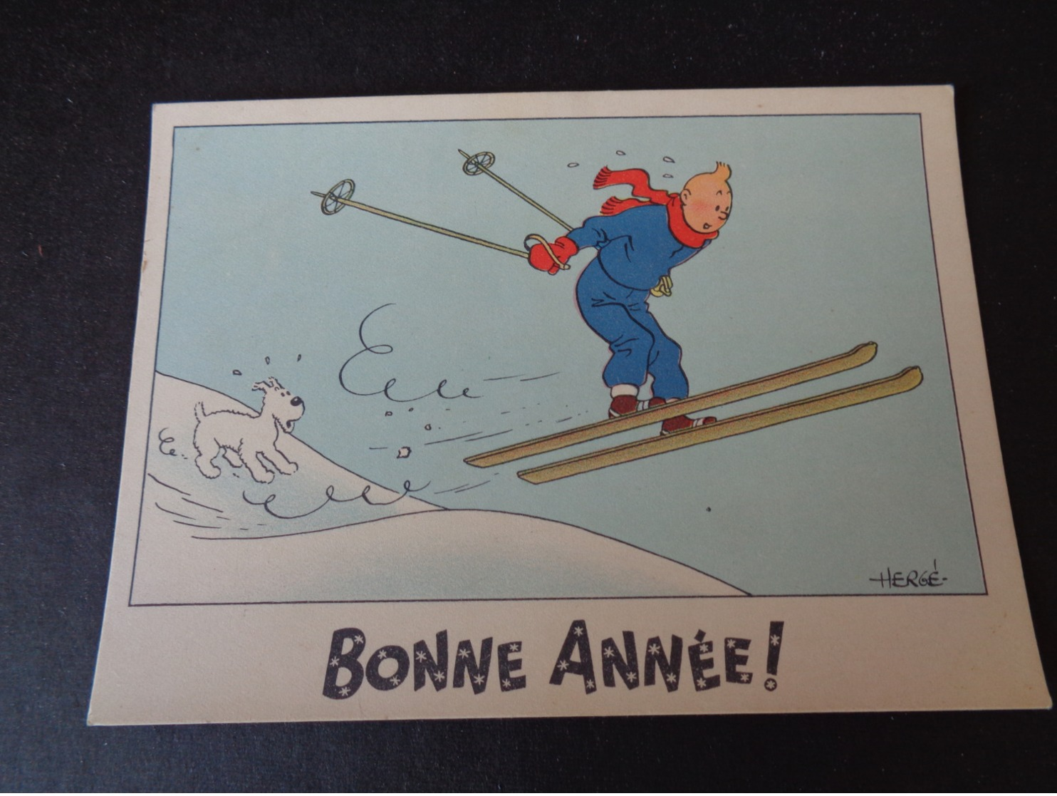 Illustrateur ( 1356 )  Hergé  Tintin  Kuifje  Bonne Année - Hergé