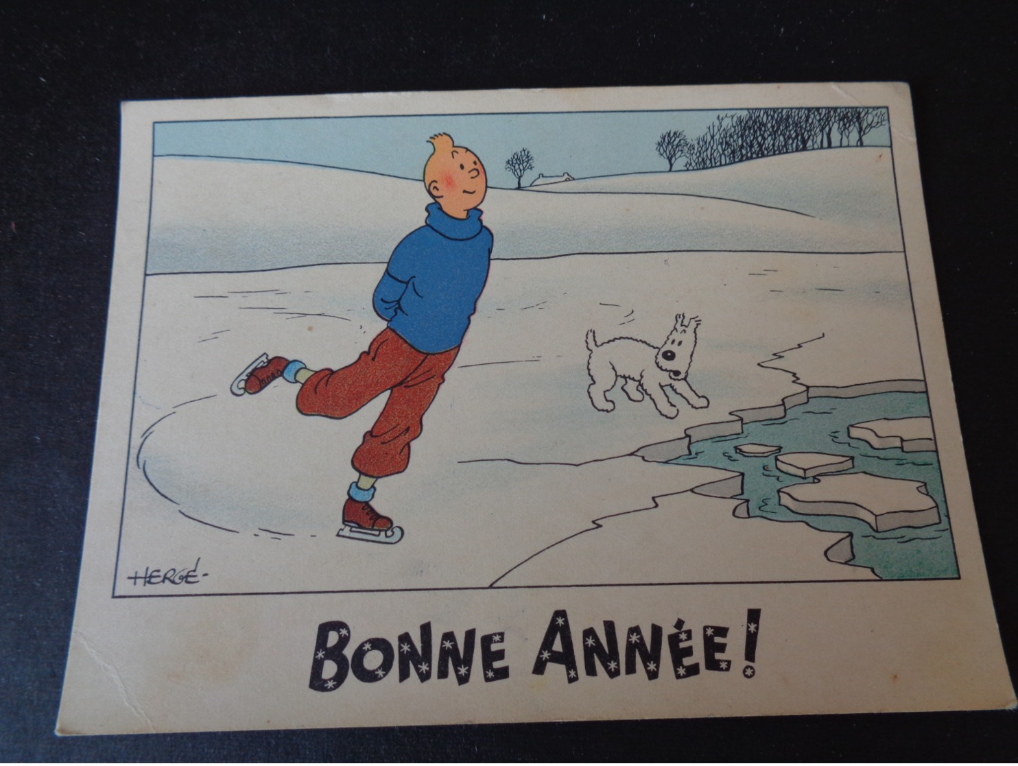 Illustrateur ( 1357 )  Hergé  Tintin  Kuifje  Bonne Année - Hergé