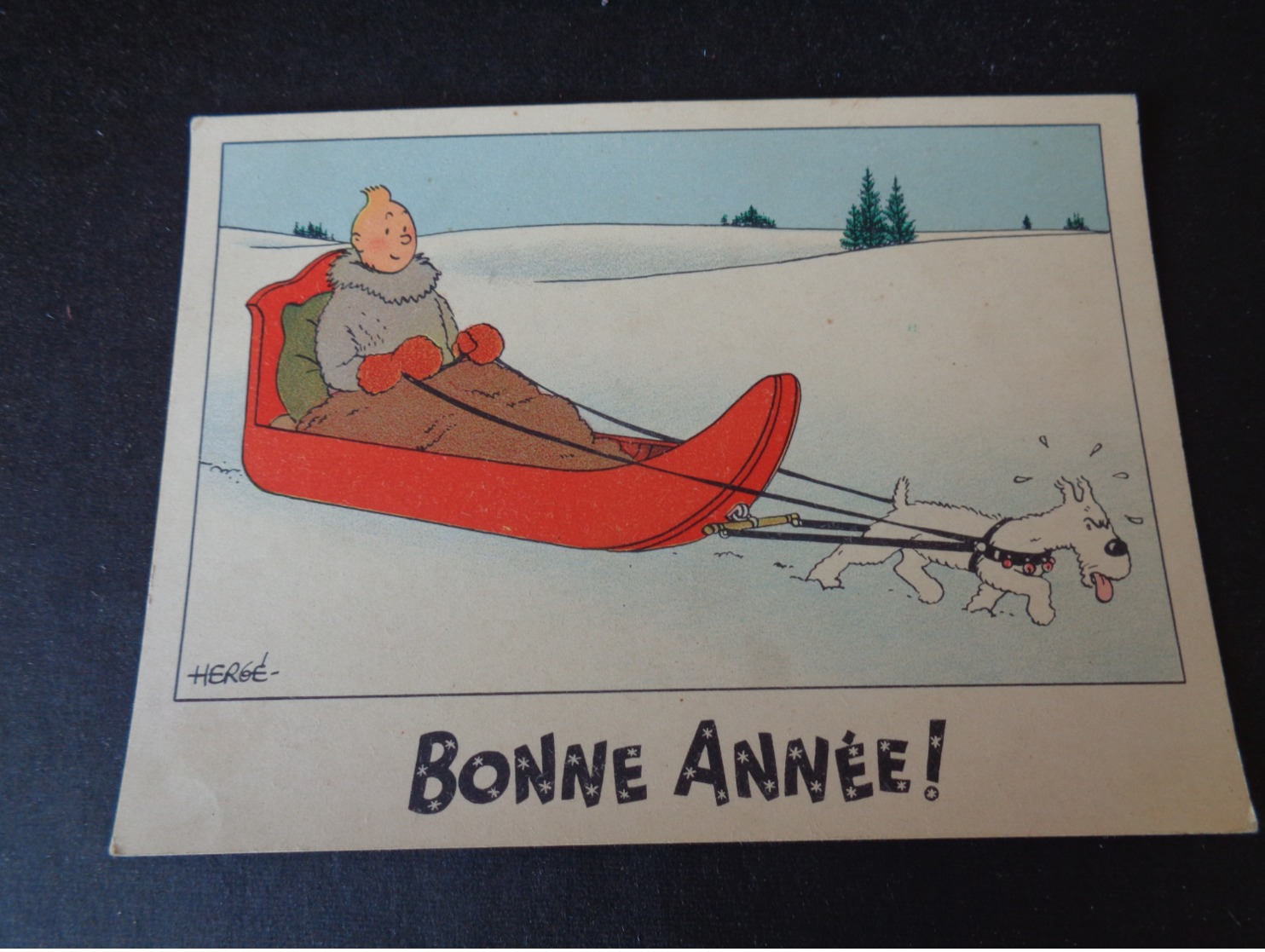 Illustrateur ( 1358 )  Hergé  Tintin  Kuifje  Bonne Année - Hergé