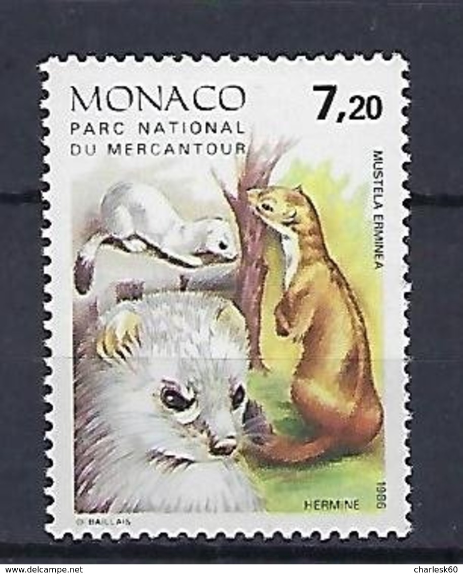 Timbres - Monaco - 1986 - N° 1527 - Parc National Du Mercantour - Ungebraucht