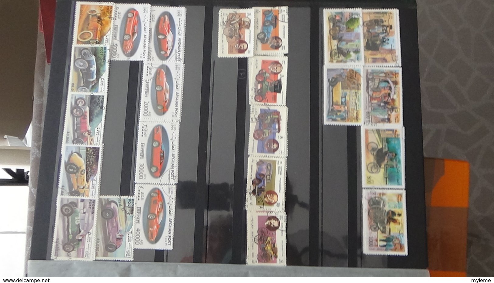 Collection timbres d'AFGHANASTAN dont des doubles superposés. Idéal pour thématiques A saisir !!!