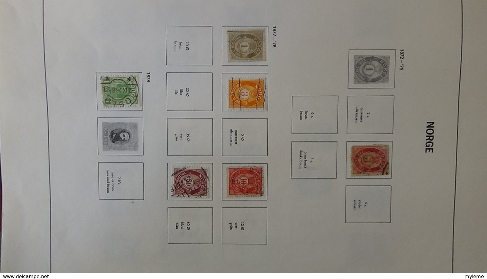 Collection Timbres De NORVEGE  Idéal Pour Thématiques A Saisir !!! - Collections (en Albums)