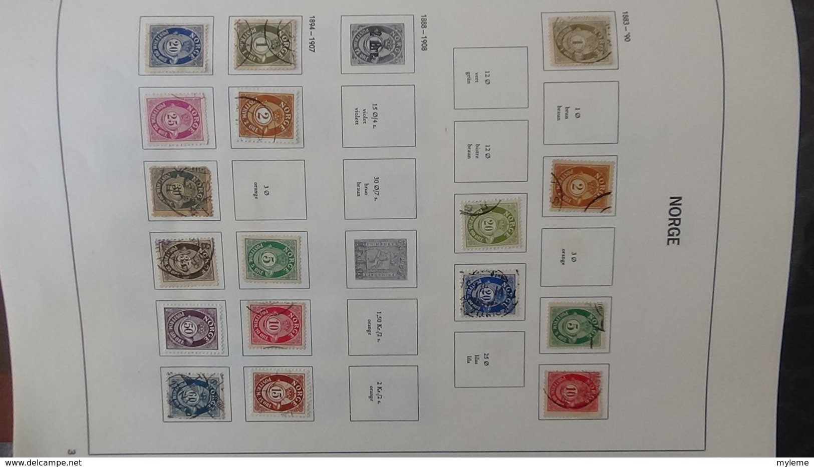 Collection Timbres De NORVEGE  Idéal Pour Thématiques A Saisir !!! - Collections (en Albums)