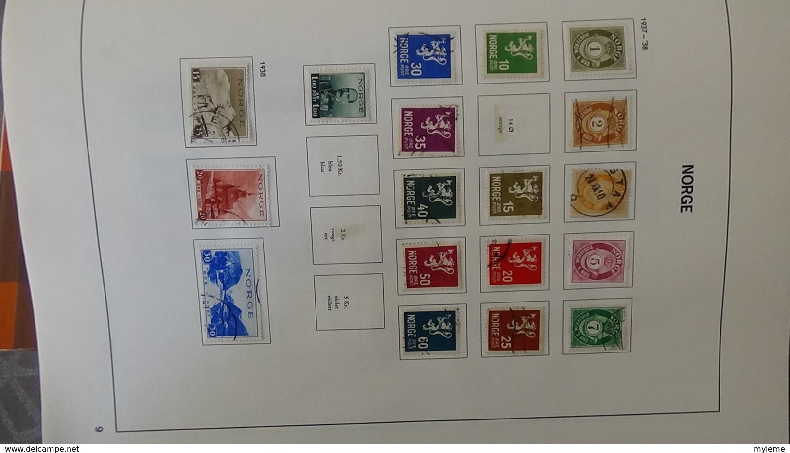 Collection timbres de NORVEGE  Idéal pour thématiques A saisir !!!