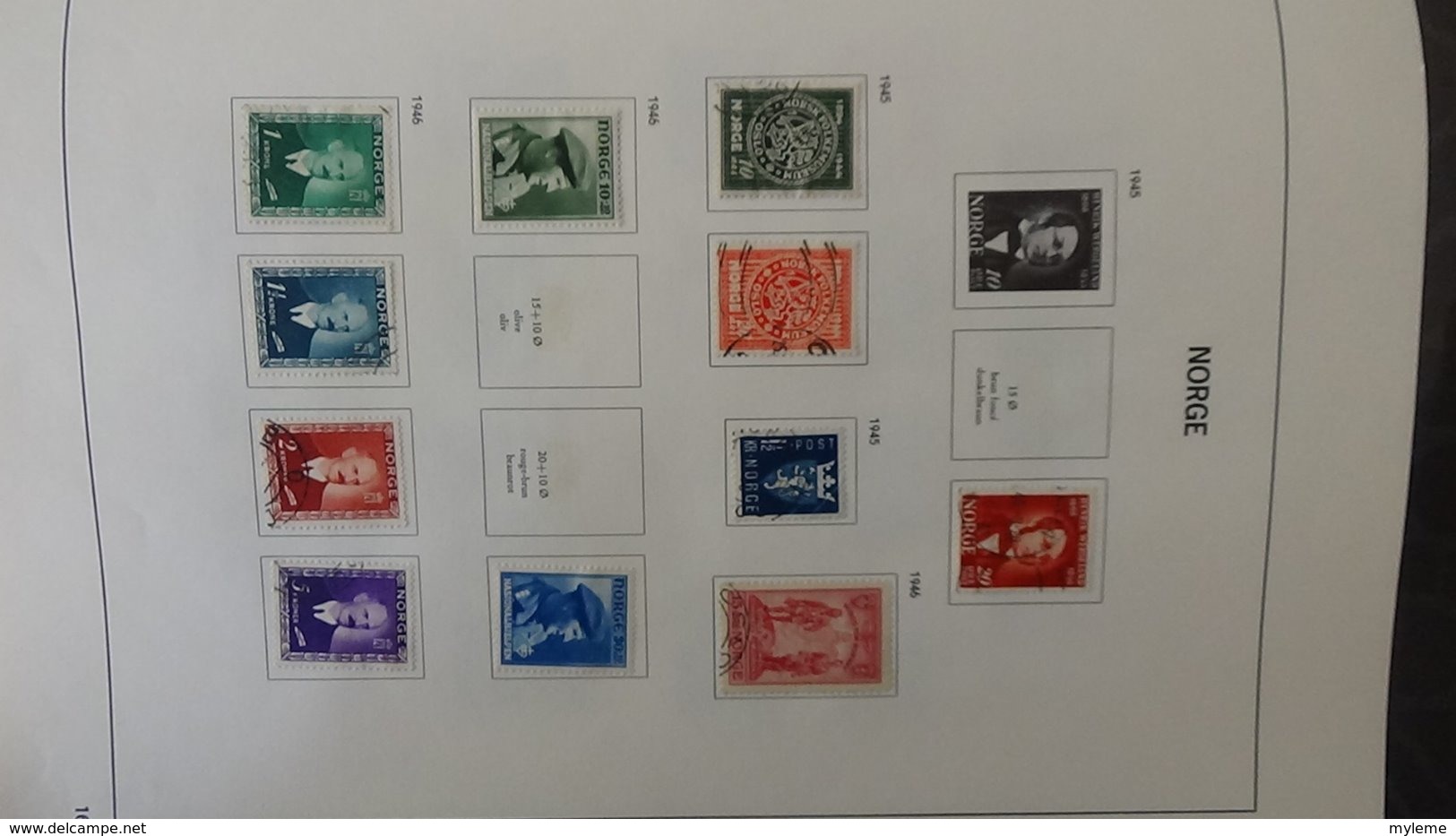 Collection timbres de NORVEGE  Idéal pour thématiques A saisir !!!