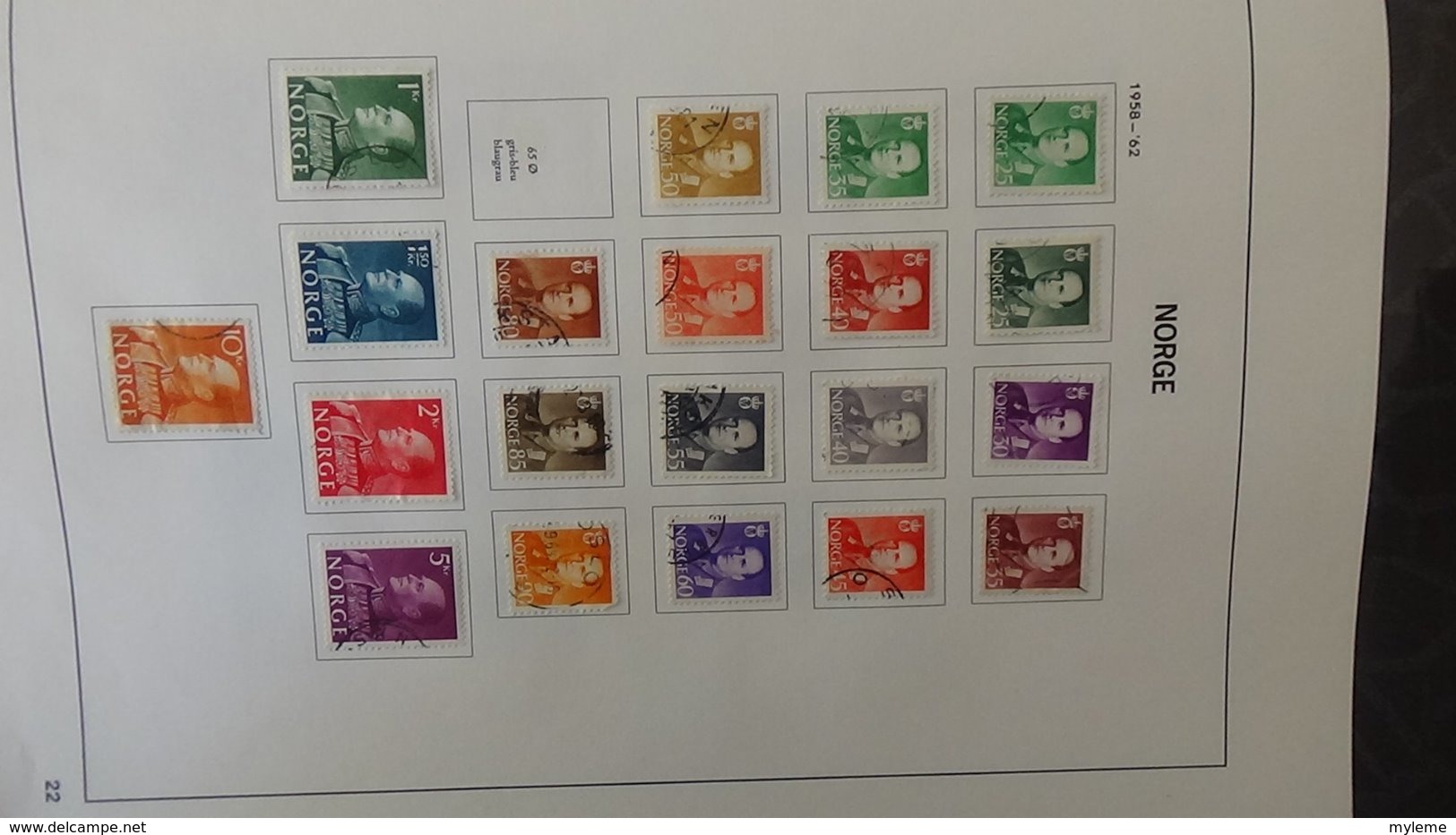 Collection timbres de NORVEGE  Idéal pour thématiques A saisir !!!