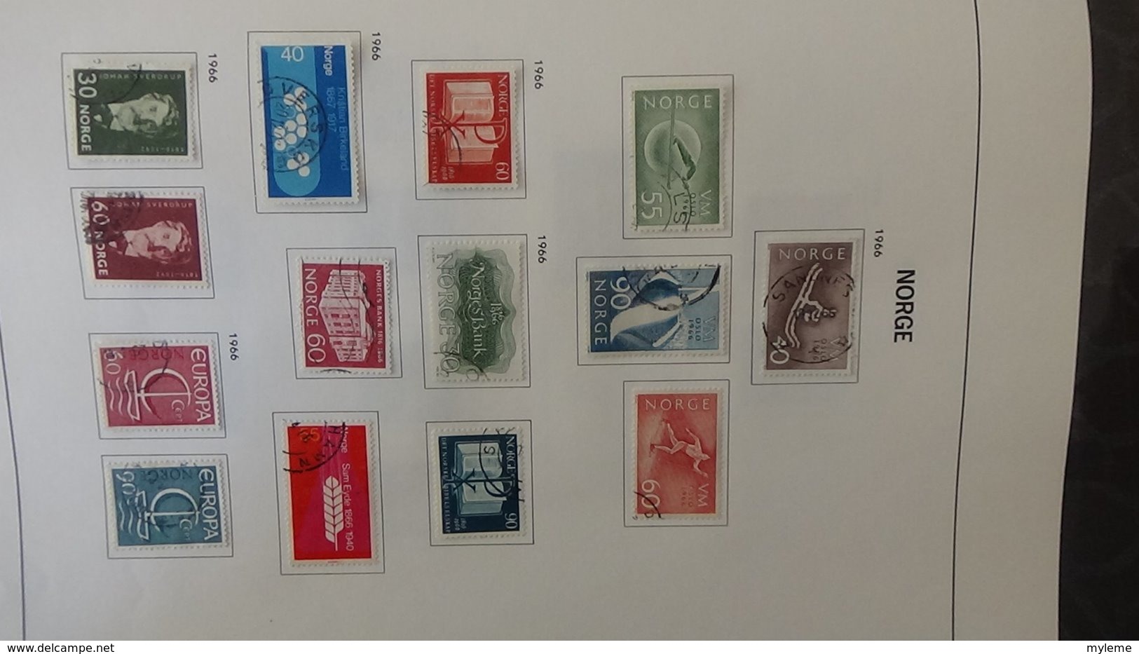Collection timbres de NORVEGE  Idéal pour thématiques A saisir !!!