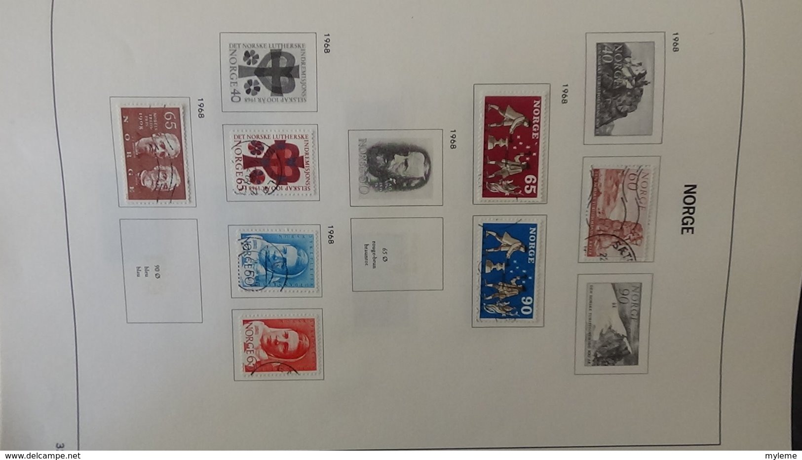 Collection timbres de NORVEGE  Idéal pour thématiques A saisir !!!