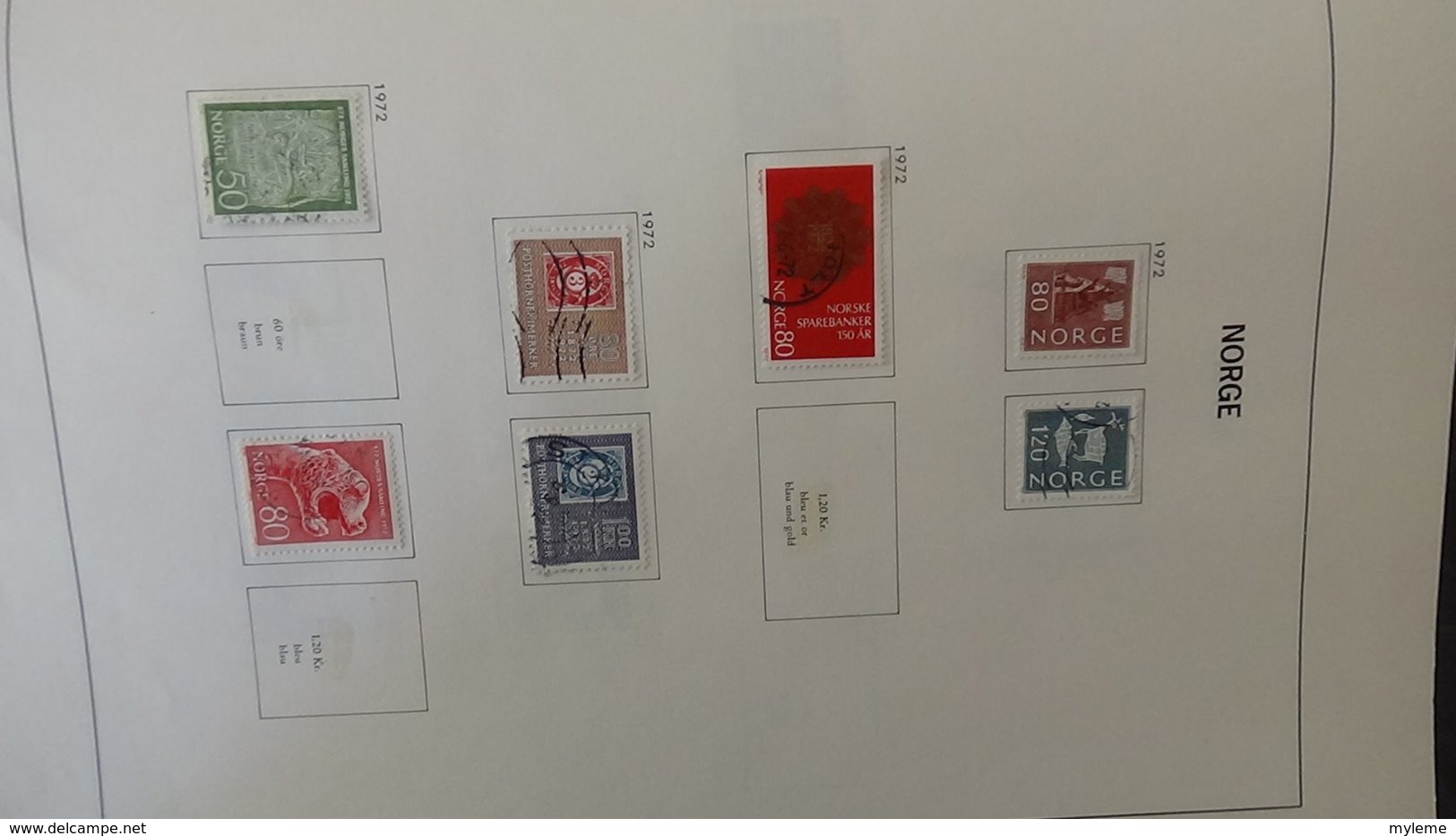 Collection timbres de NORVEGE  Idéal pour thématiques A saisir !!!